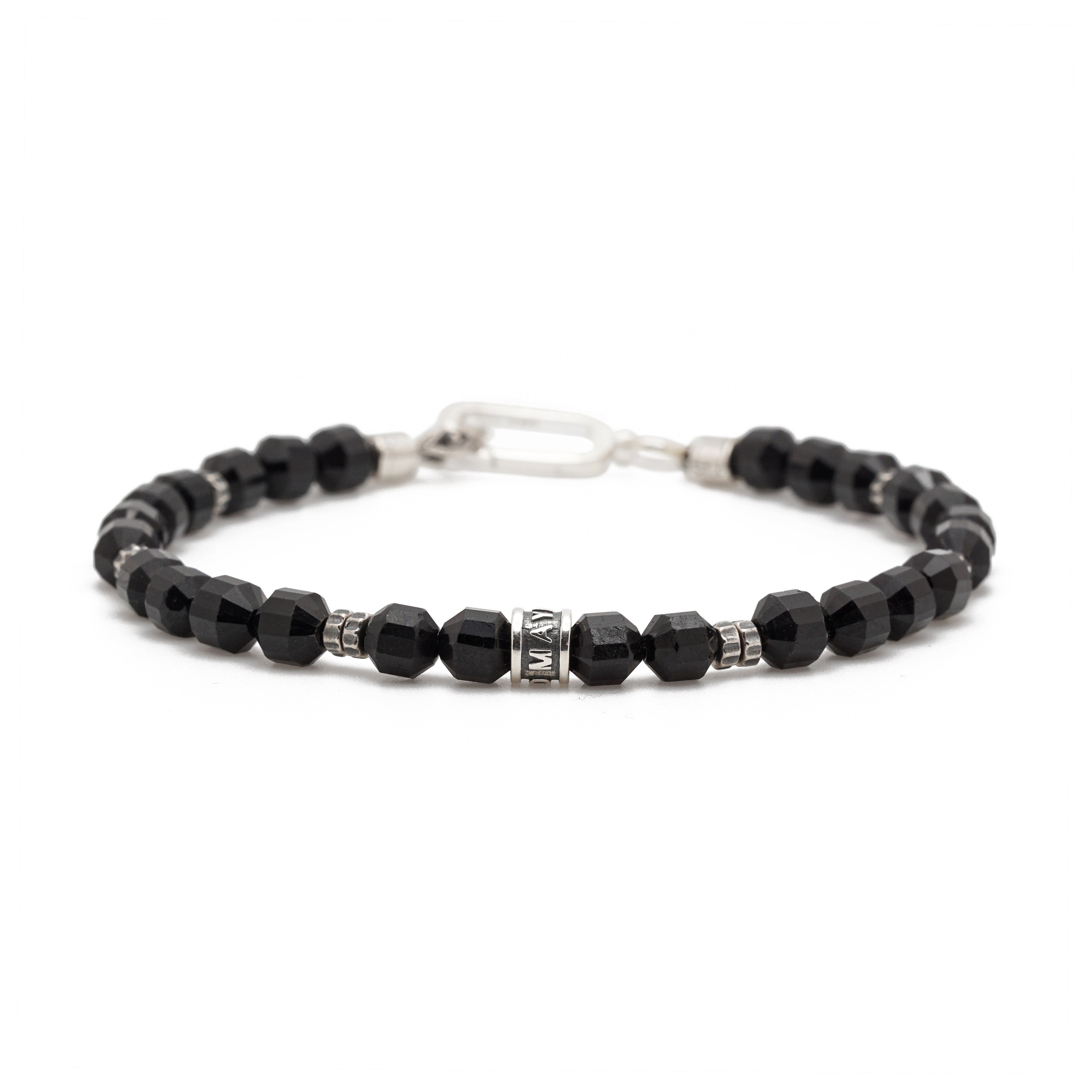Arcanum Bracelet | Black Tourmaline & Sterling Silver