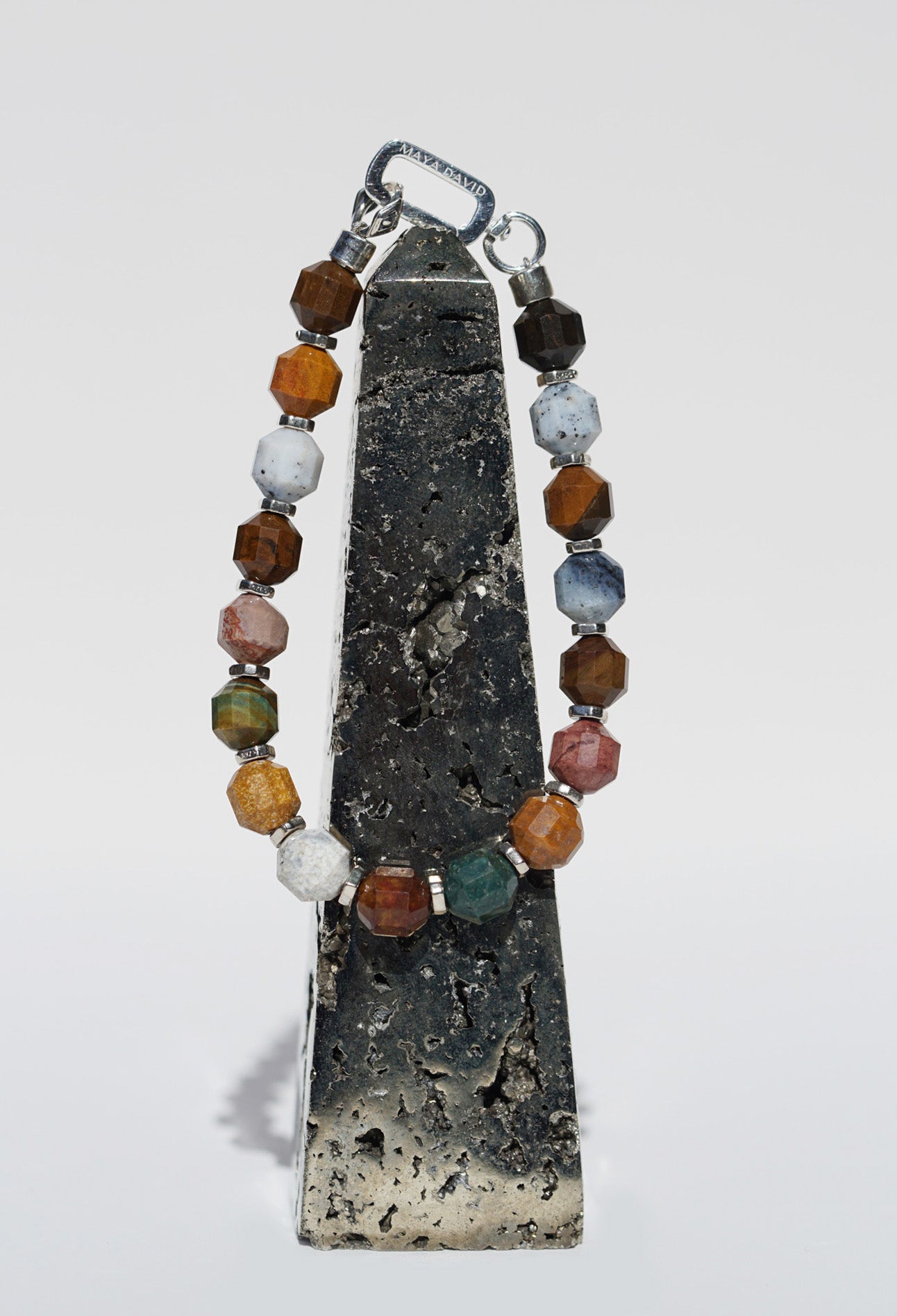 Voyager Bracelet | Ocean Jasper & Sterling Silver