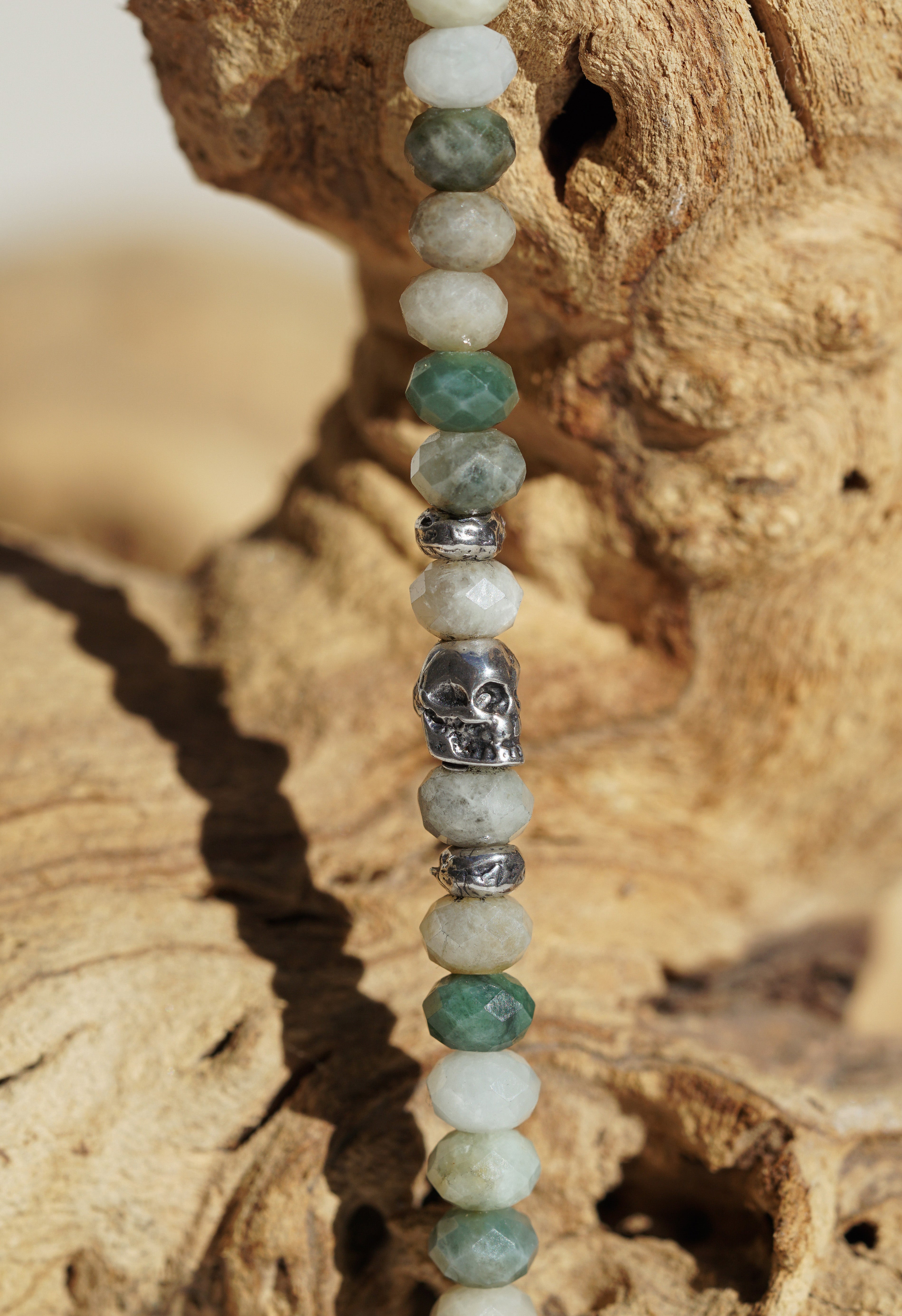 Ghost Jade Necklace | Burmese Jade & Sterling Silver