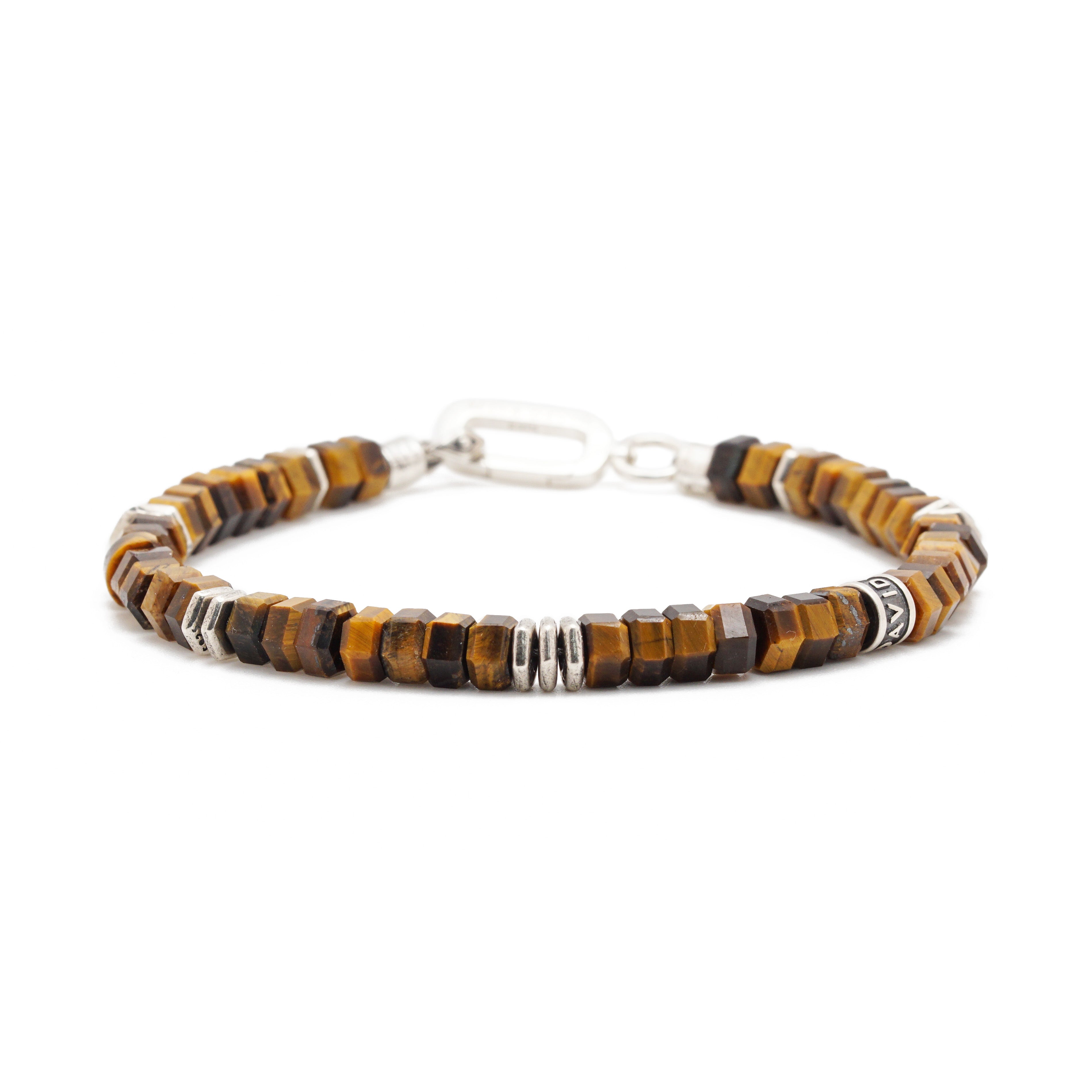 Verge Bracelet | Tiger's Eye & Sterling Silver