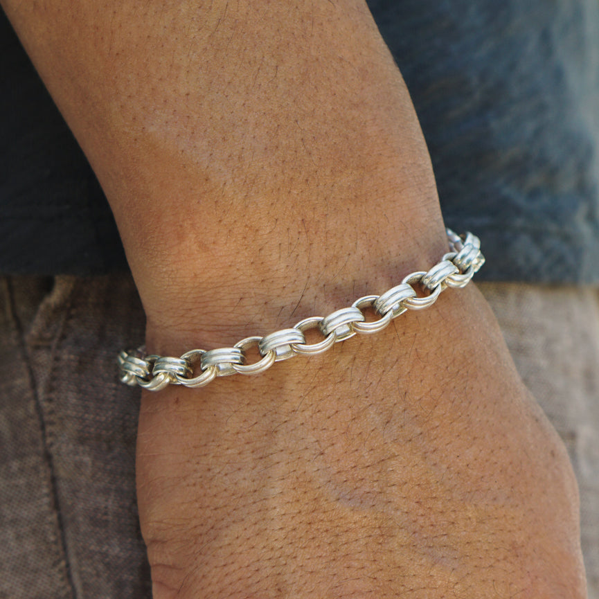Men's Foundation Bracelet | Sterling Silver