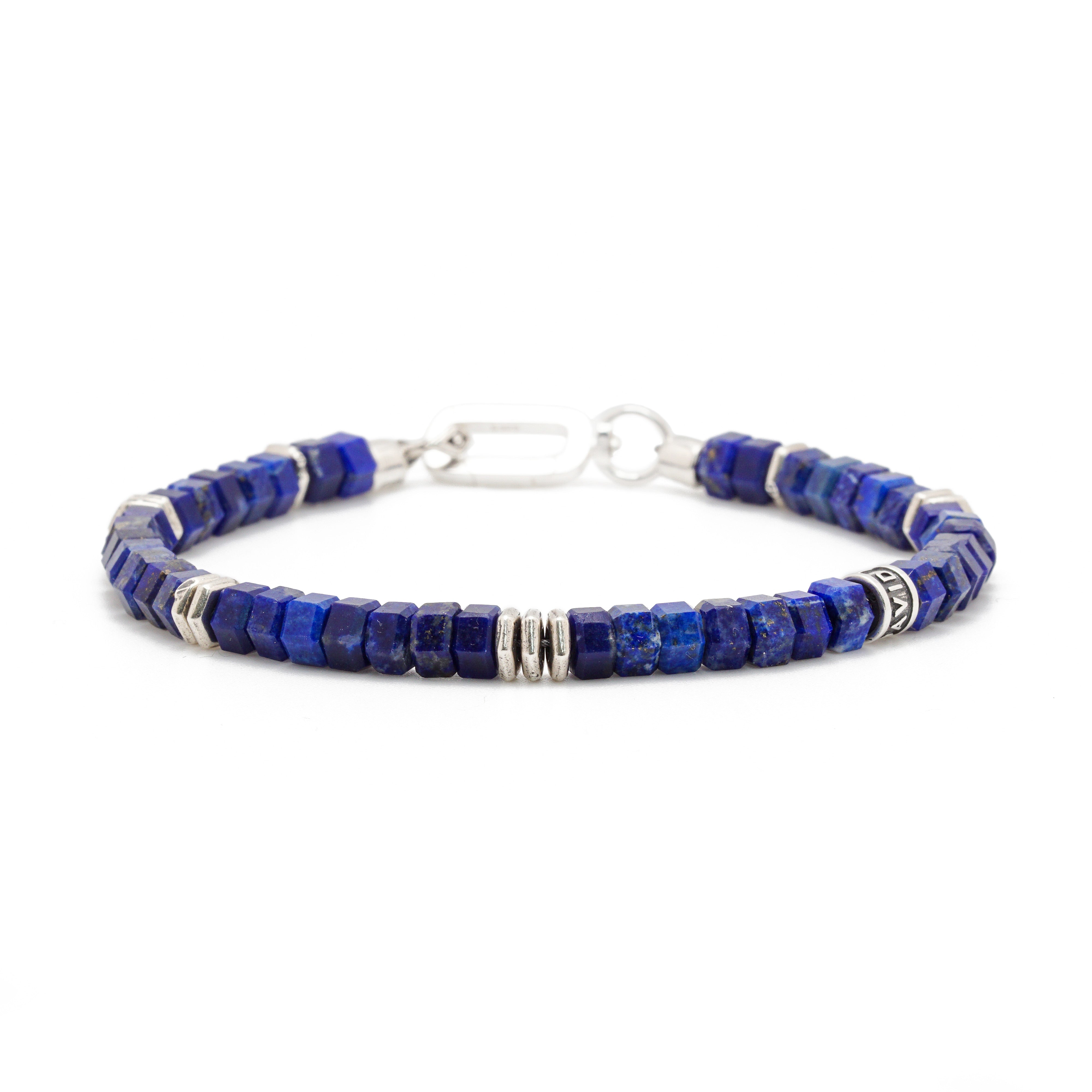 Verge Bracelet | Lapiz Lazuli & Sterling Silver
