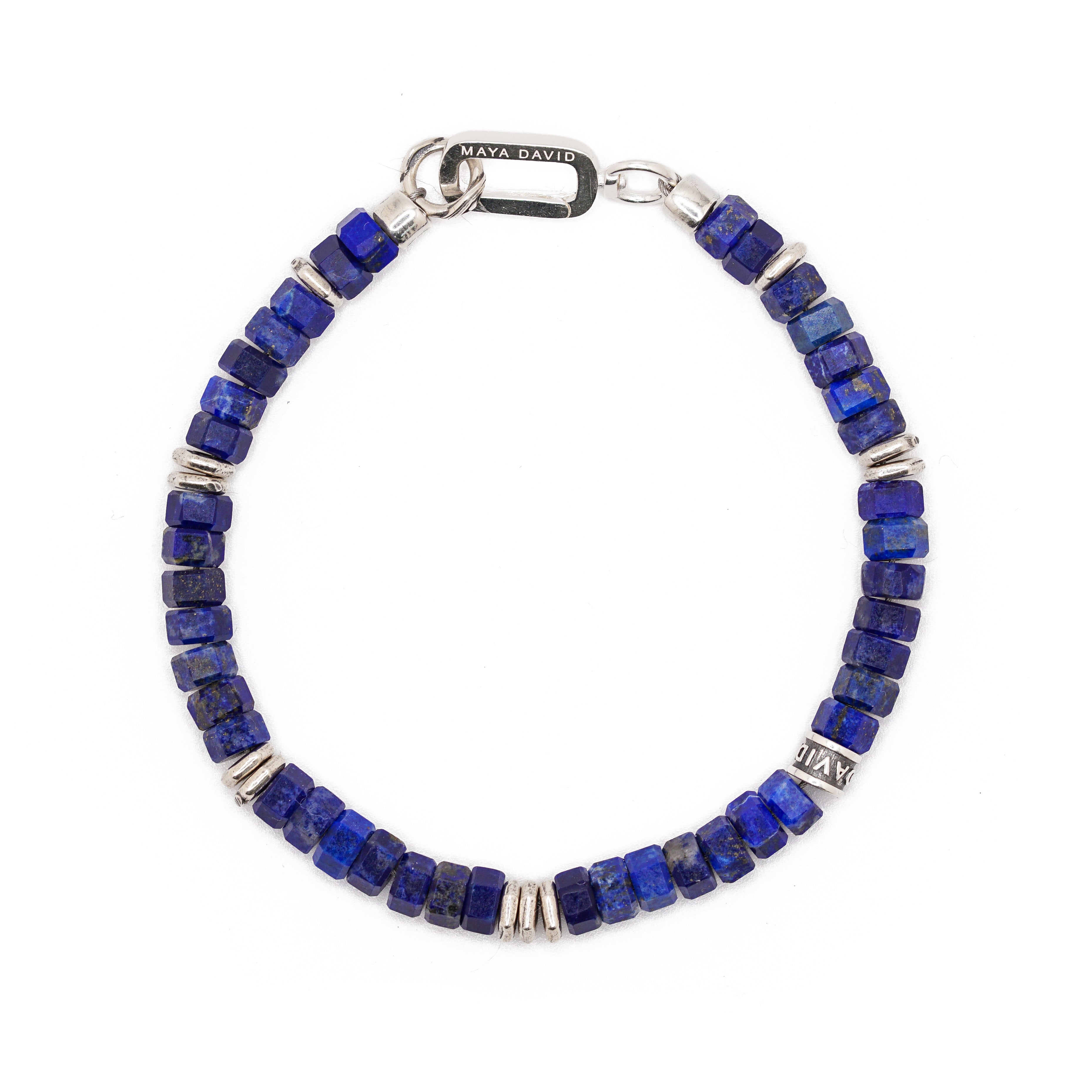 Verge Bracelet | Lapiz Lazuli & Sterling Silver
