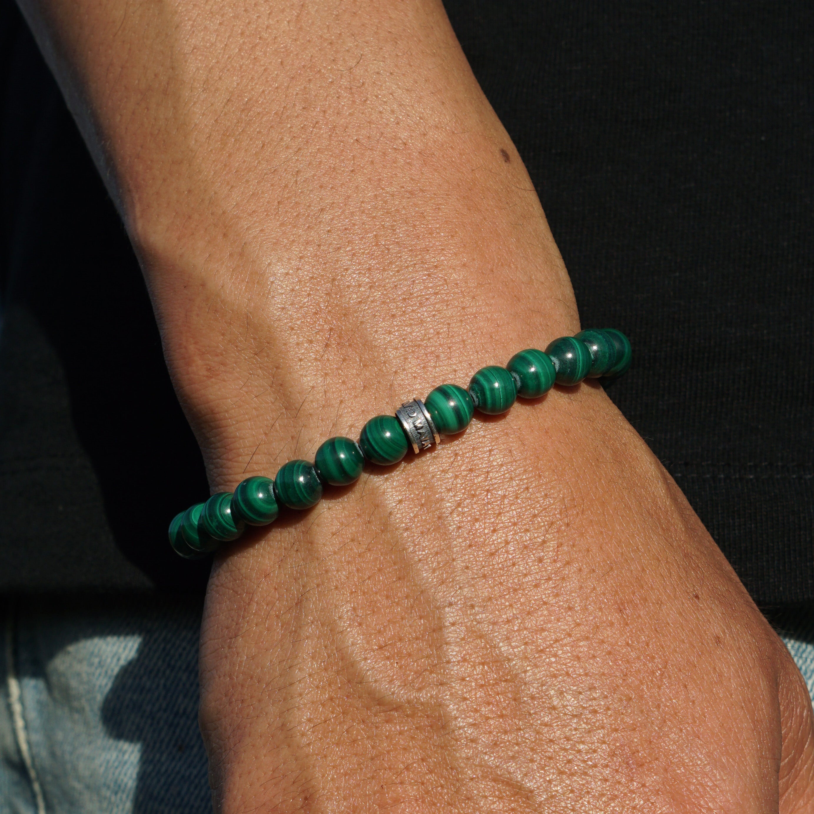 Signature Bold Bracelet | Malachite & Sterling Silver