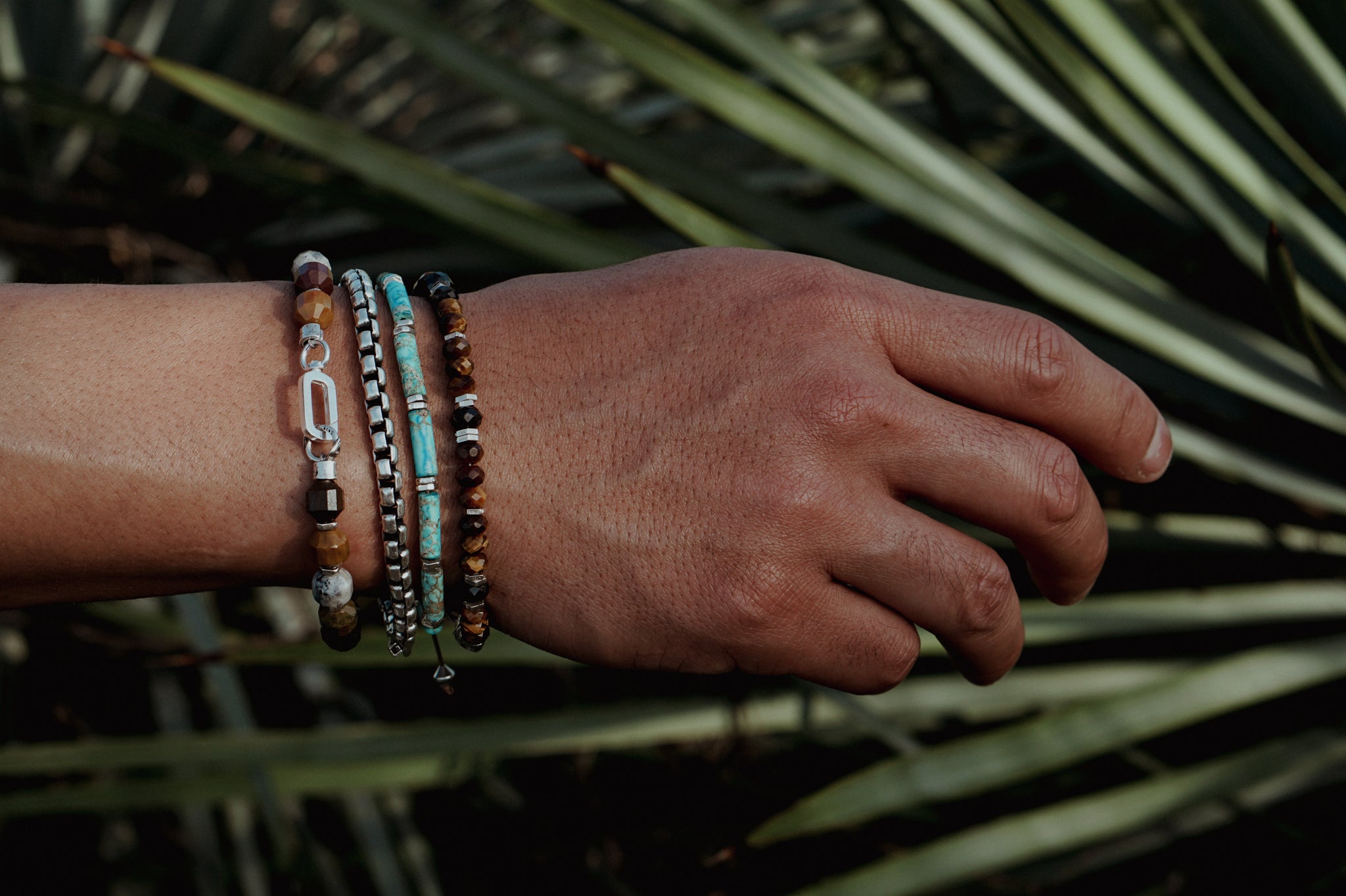 Legacy Bracelet | Tiger's Eye, Black Spinel & Sterling Silver