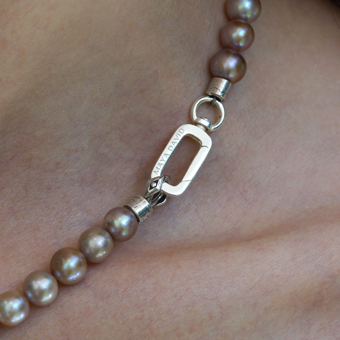 Muse Pearl Necklace | Sterling Silver
