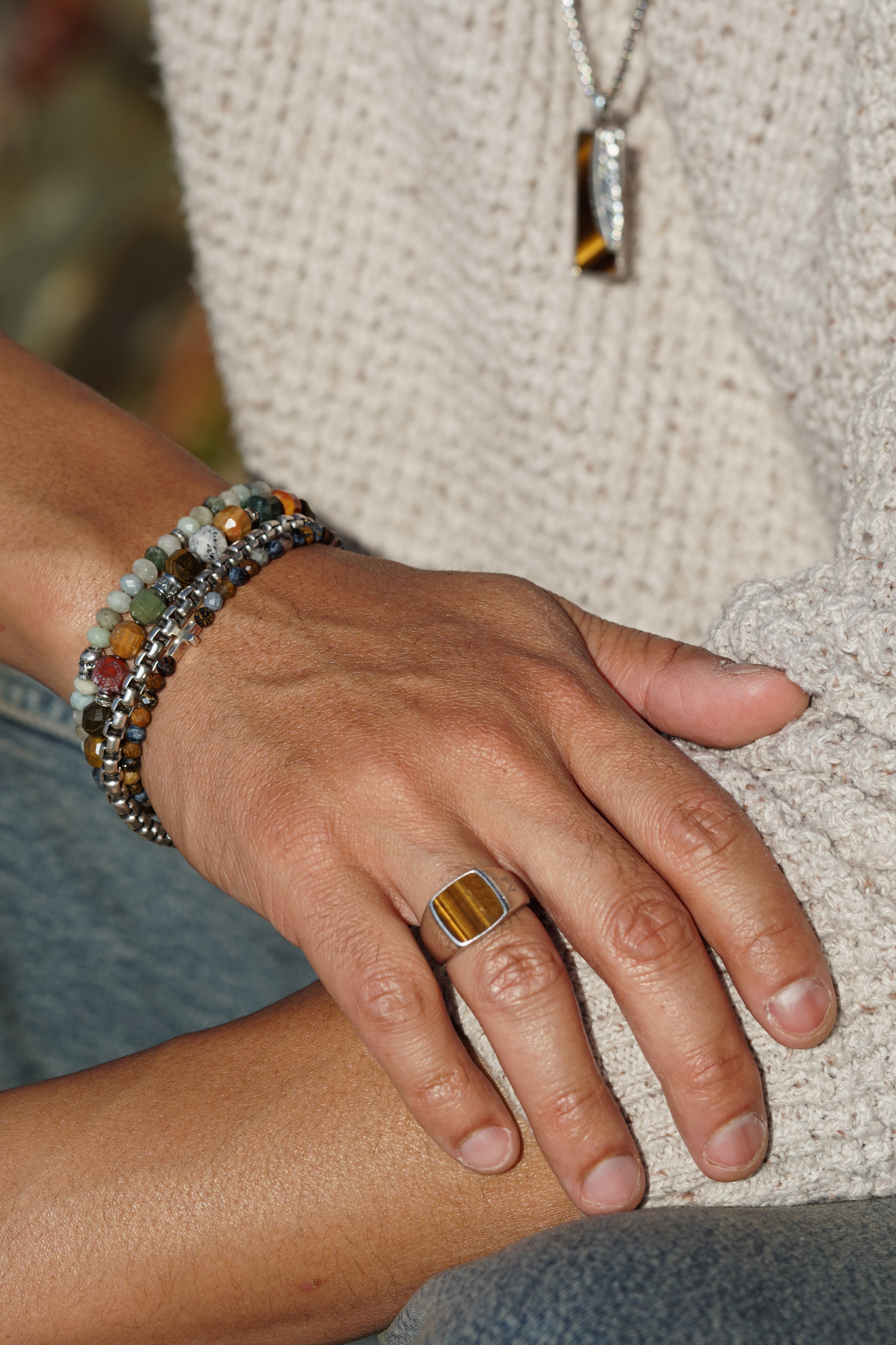 Guardian Ring | Tiger's Eye & Sterling Silver