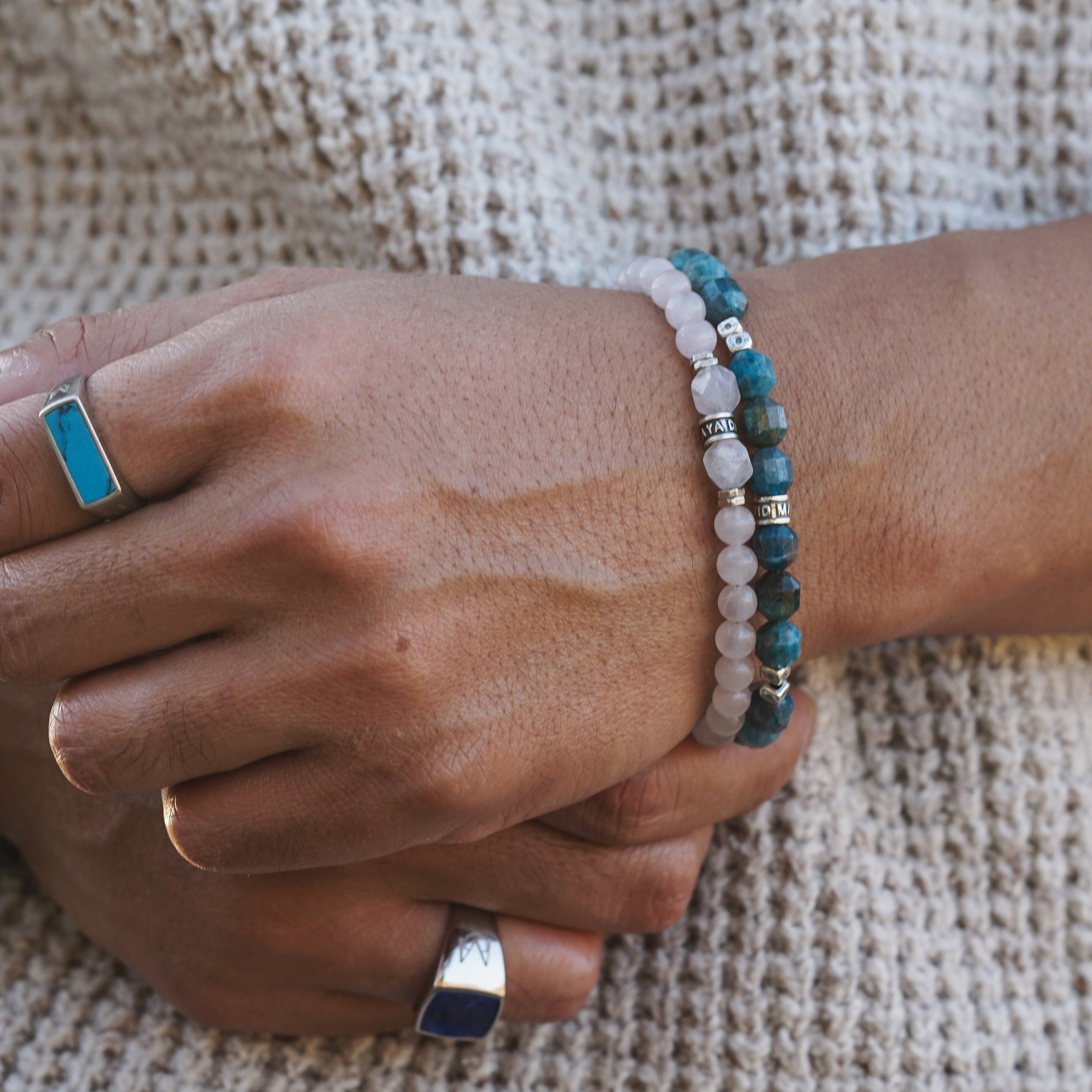 Tidewalker Bracelet | Apatite & Sterling Silver