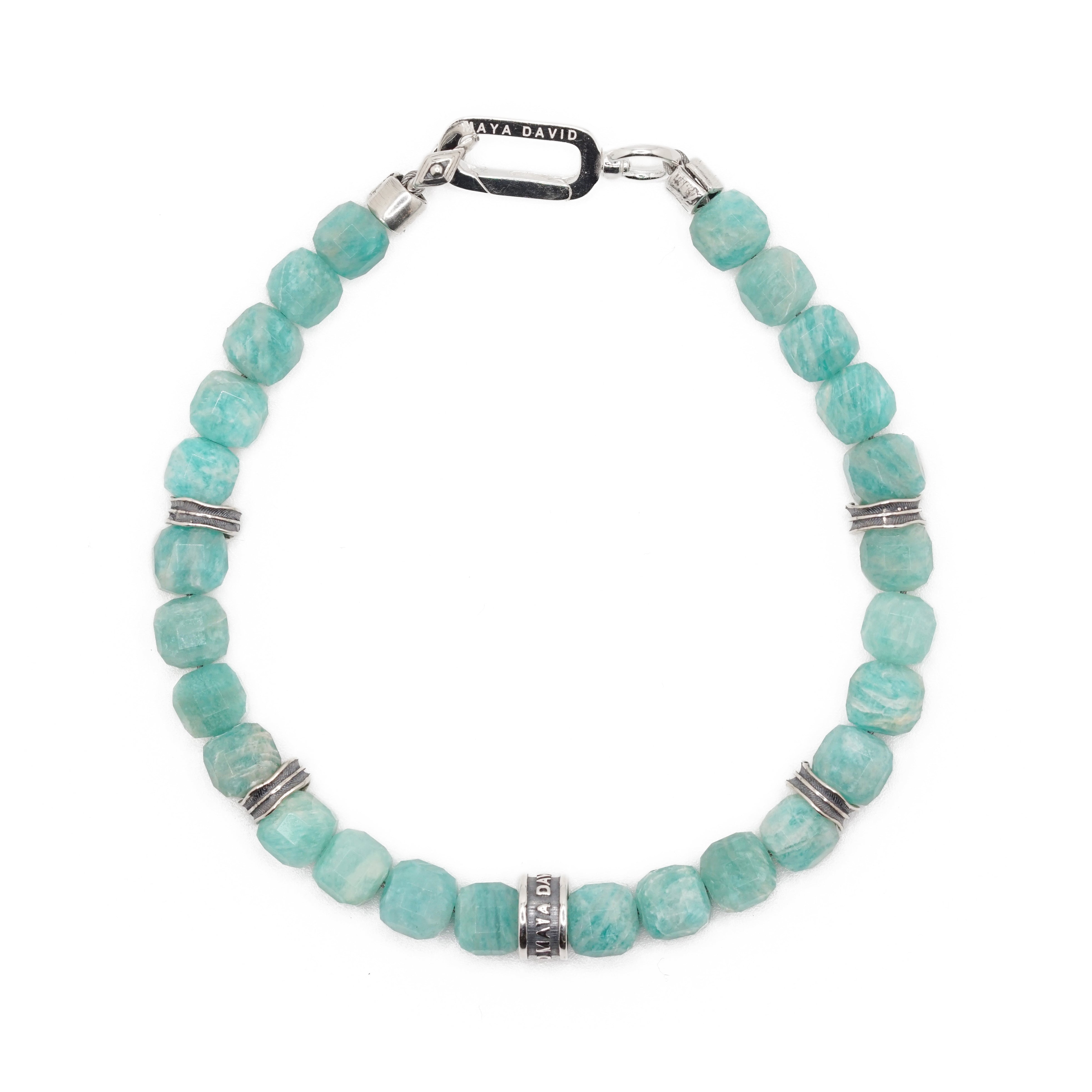 Equinox Bracelet | Amazonite & Sterling Silver
