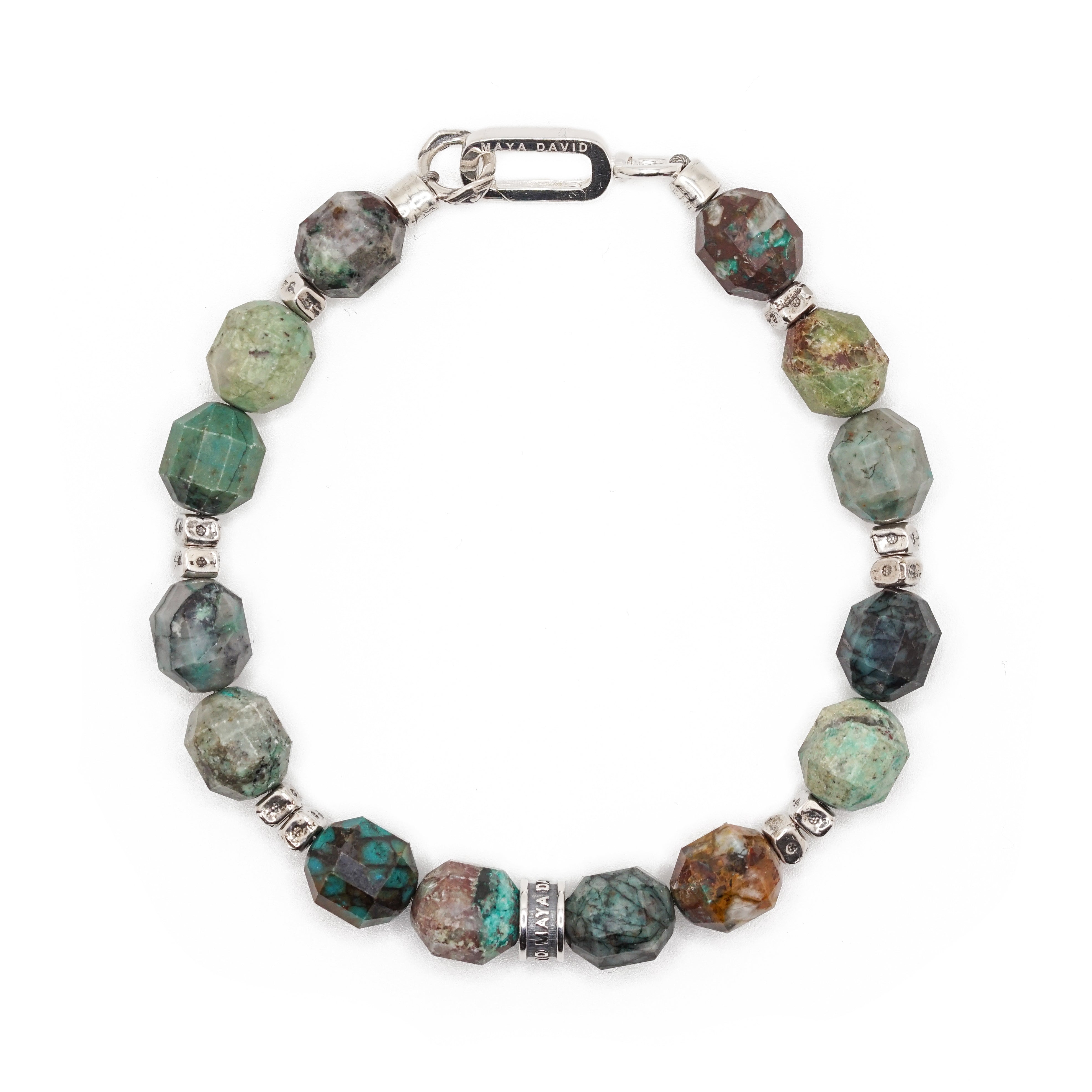 Forge Bracelet | Chrysocolla & Sterling Silver