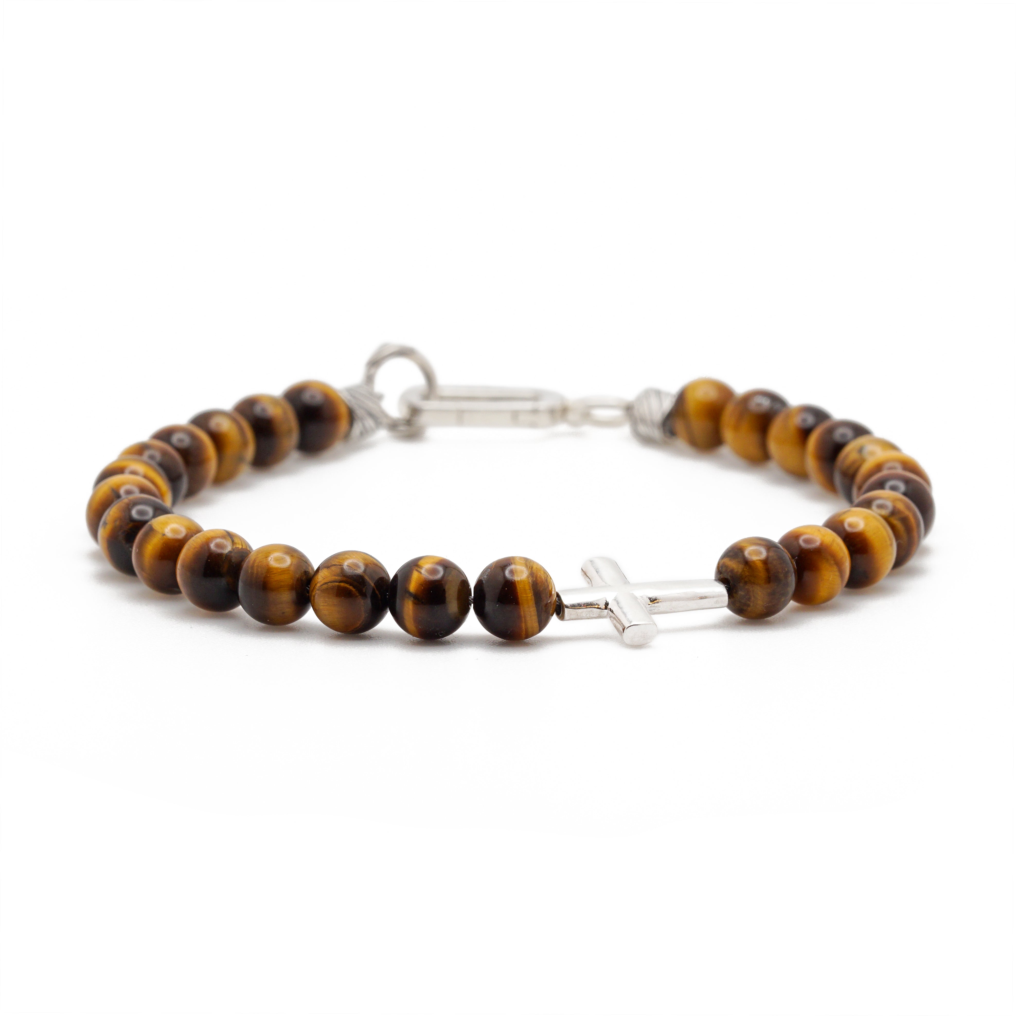 Crossroads Bracelet | Tiger's Eye & Sterling Silver