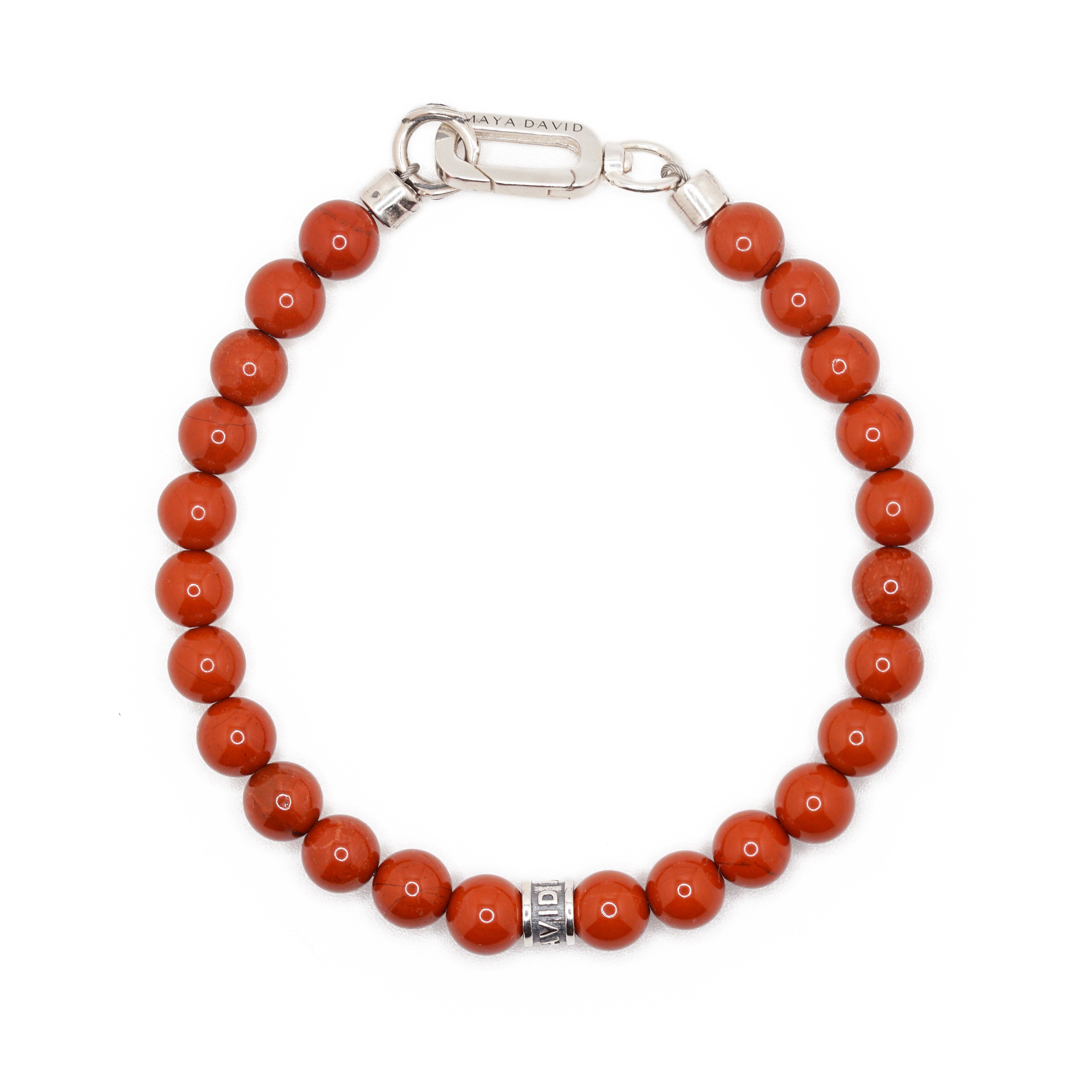 Signature Bracelet | Red Jasper & Sterling Silver