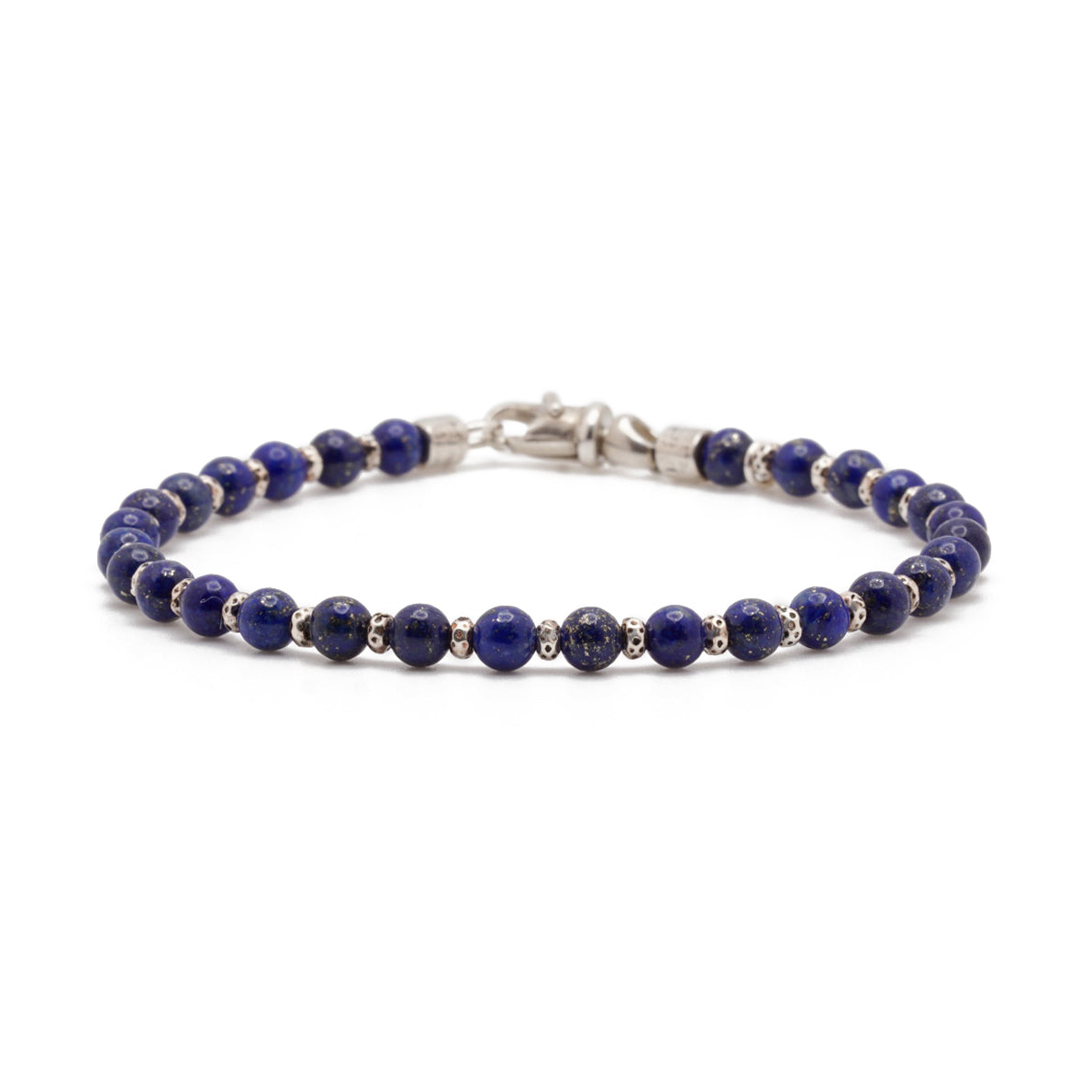 Strata Slim Bracelet | Lapis Lazuli & Sterling Silver