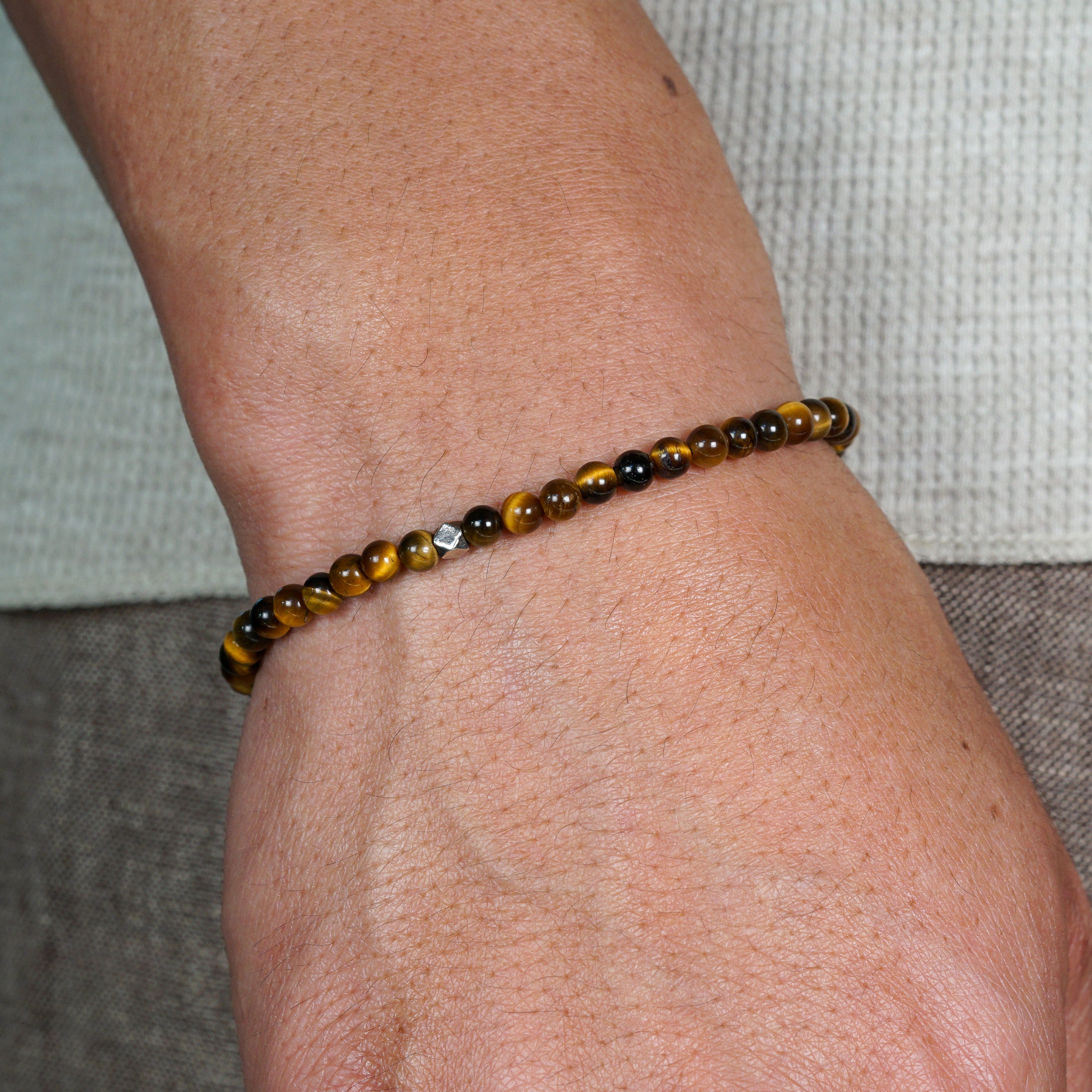 Signature Slim Bracelet | Tiger's Eye & Sterling Silver