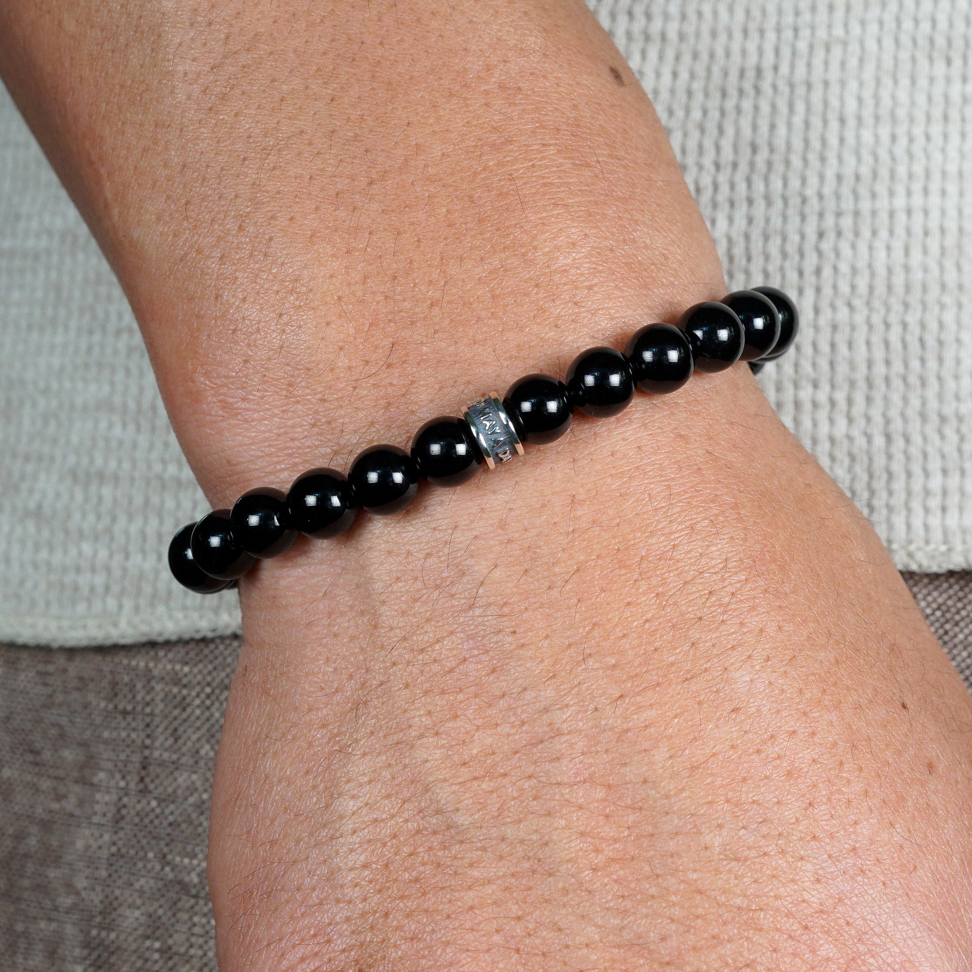 Signature Bold Bracelet | Onyx & Sterling Silver