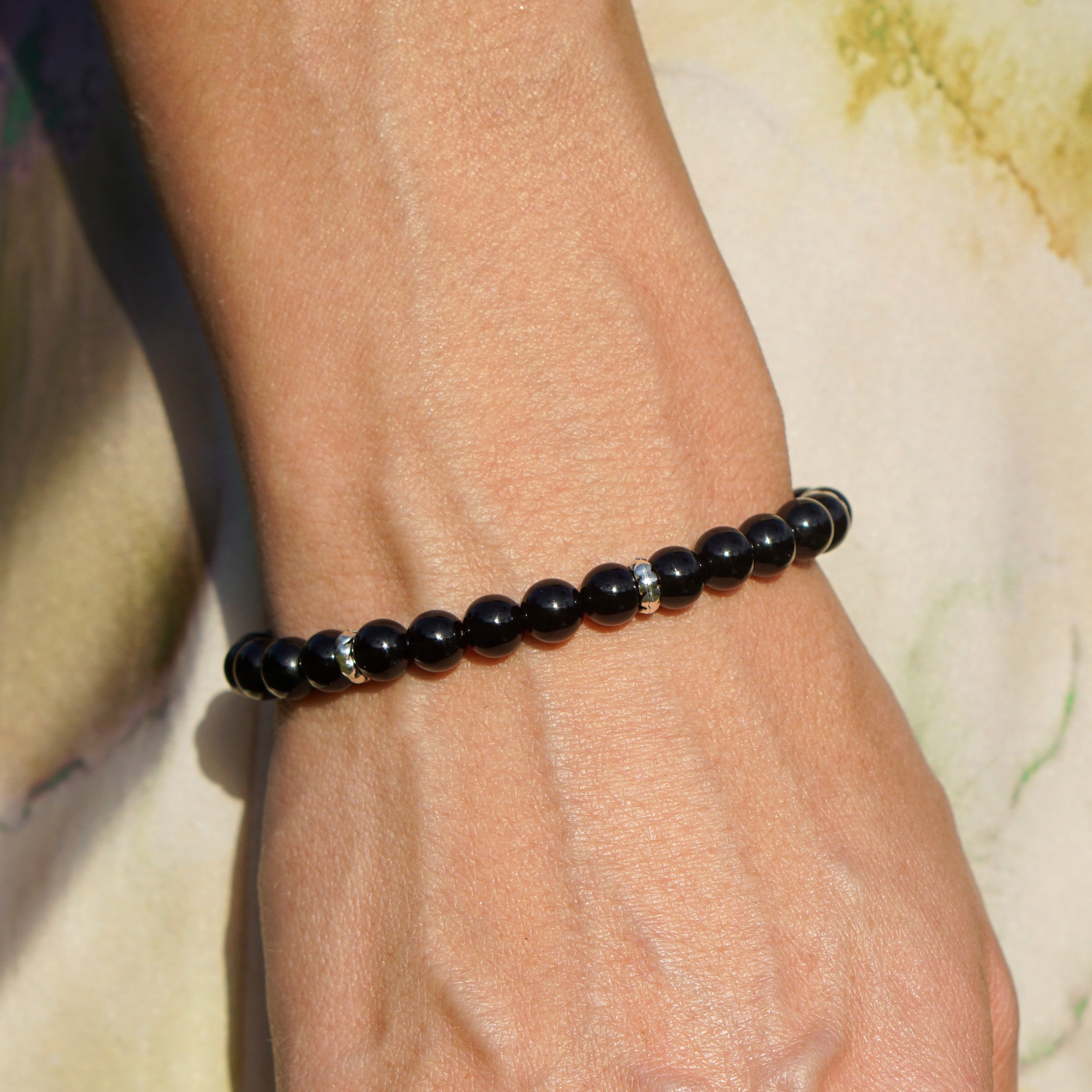 Refined Signature Bracelet | Onyx & Sterling Silver