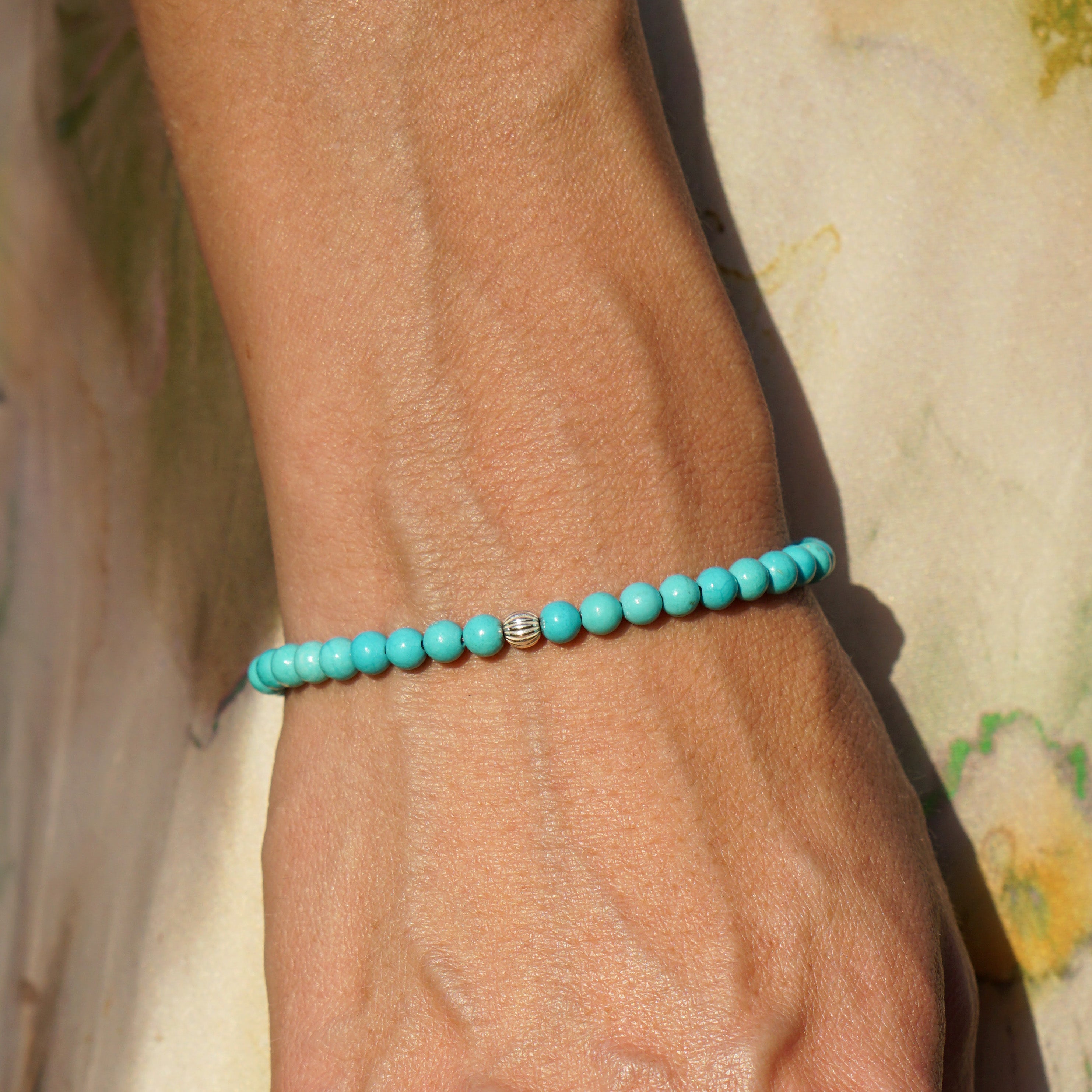 Refined Slim Bracelet | Turquoise & Sterling Silver
