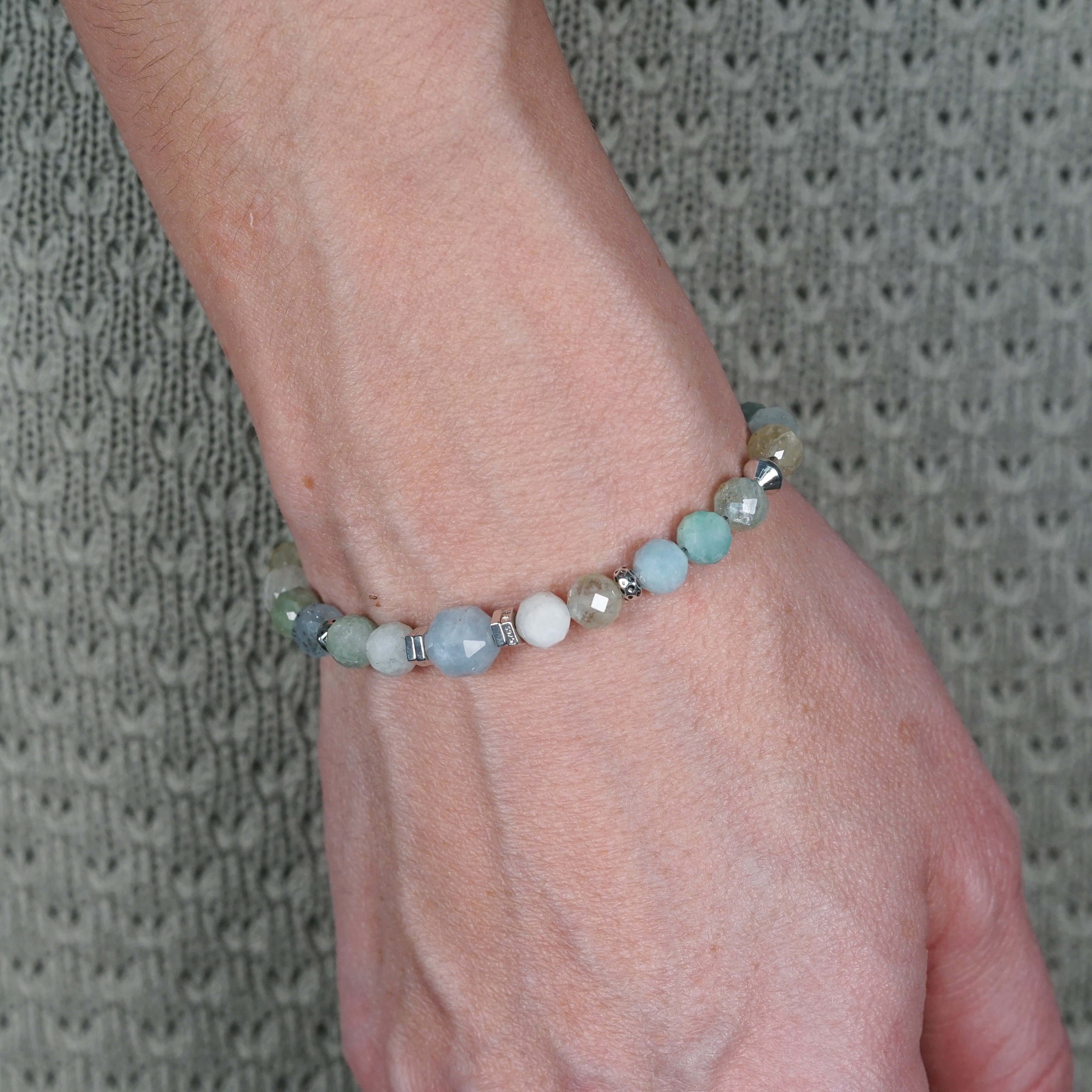 Azul Bracelet | Aquamarine & Sterling Silver