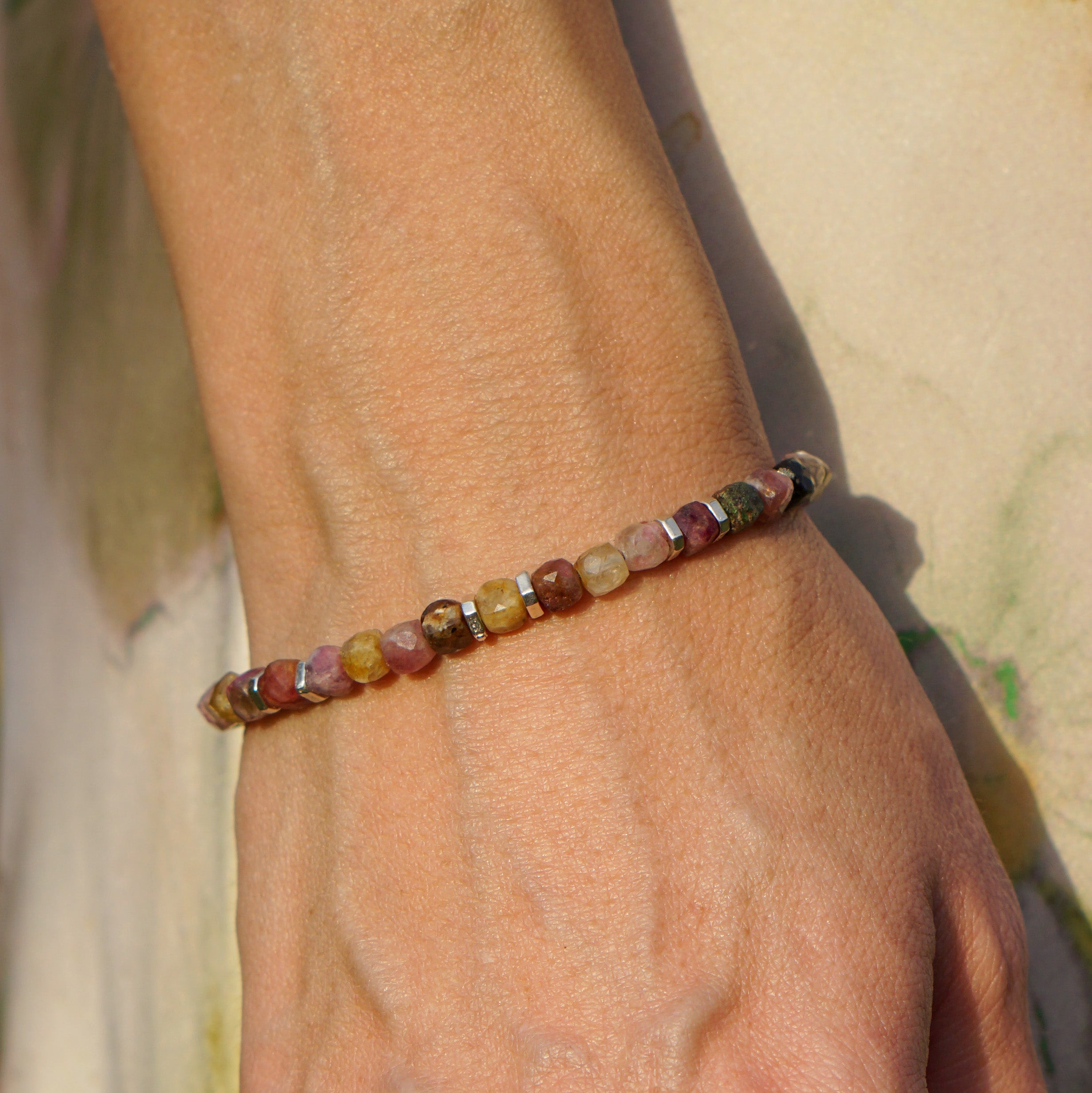 Terra Bracelet | Tourmaline & Sterling Silver
