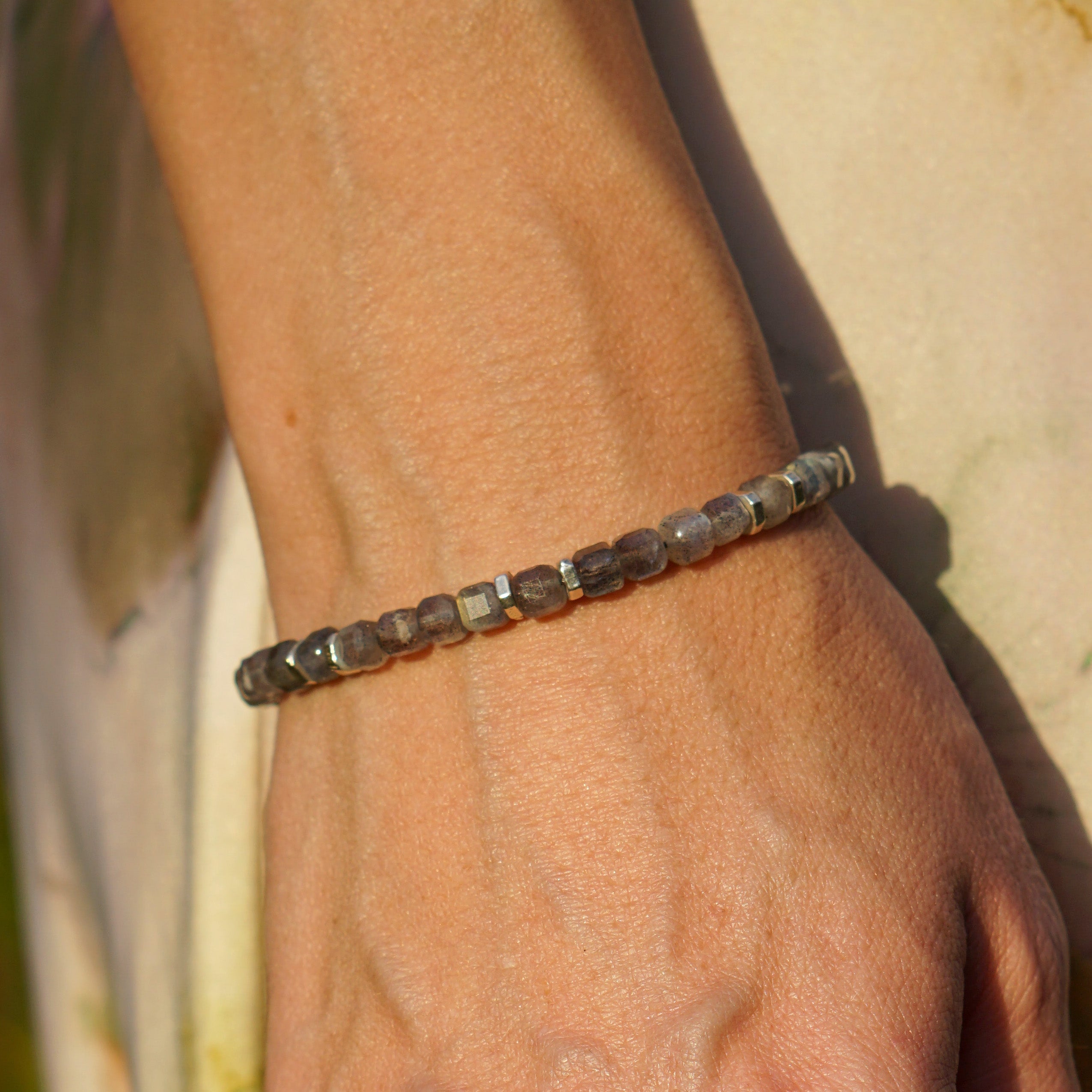 Phantom Ice Bracelet | Labradorite & Sterling Silver