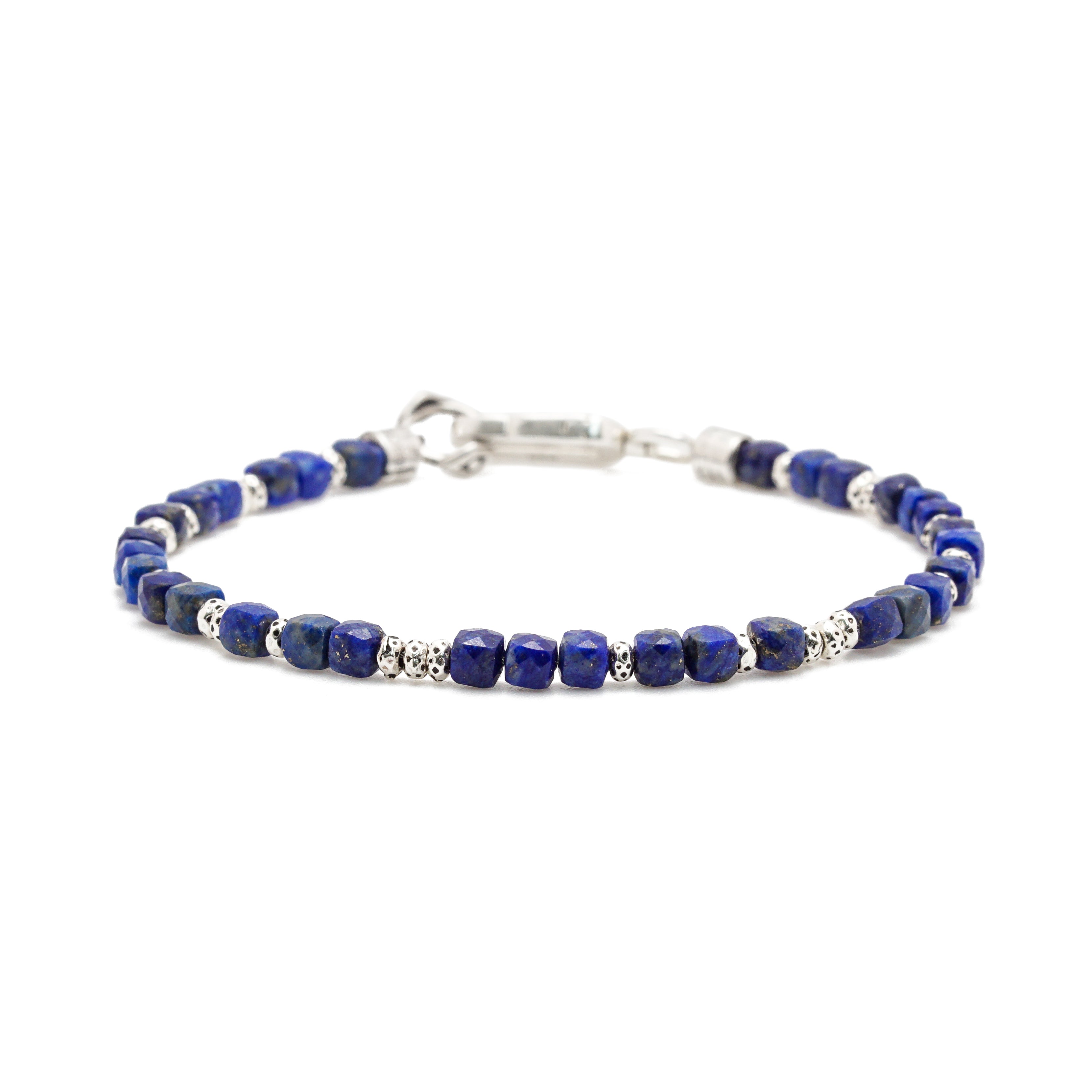 Axis Bracelet | Lapis Lazuli & Sterling Silver
