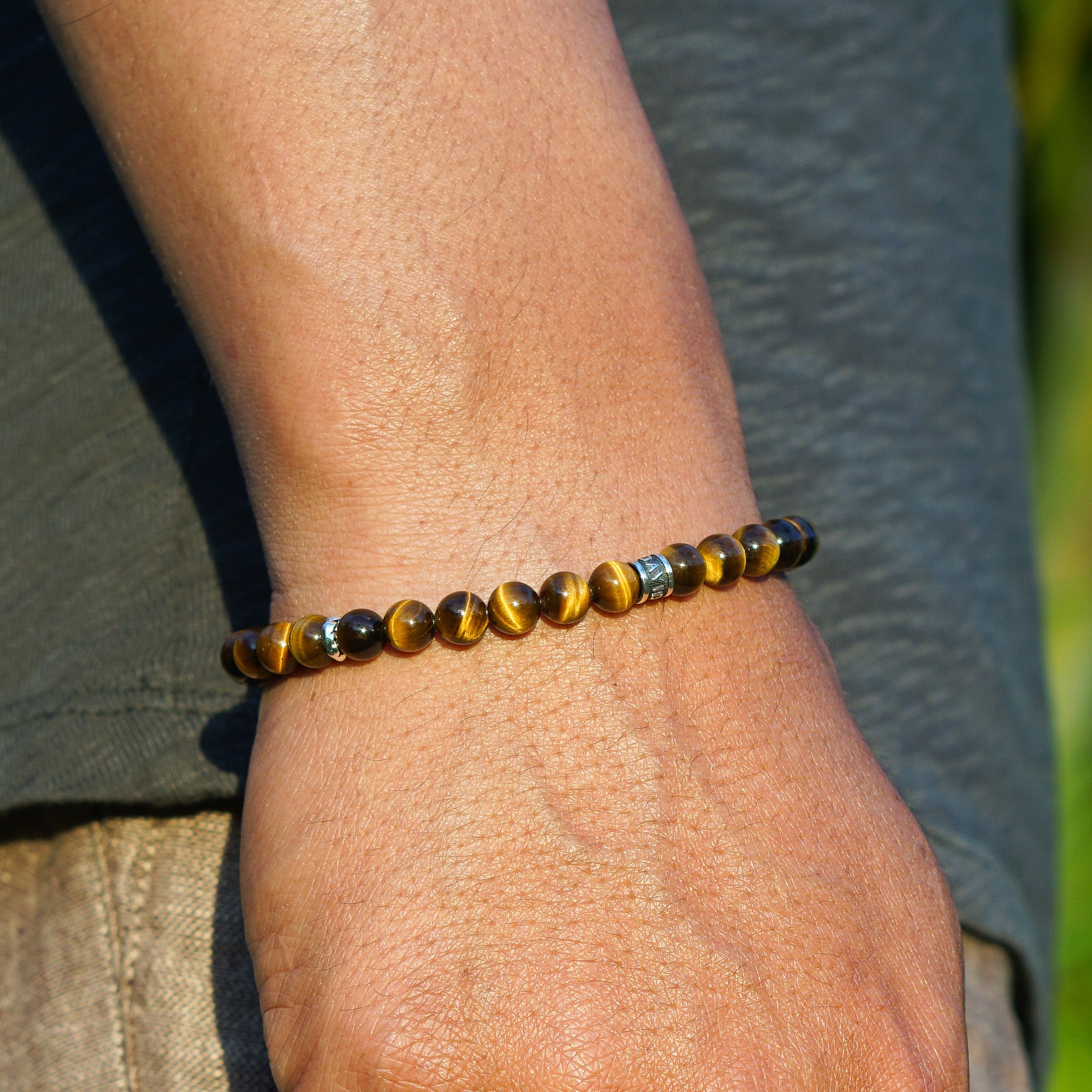 Signature Bracelet | Tiger's Eye & Sterling Silver