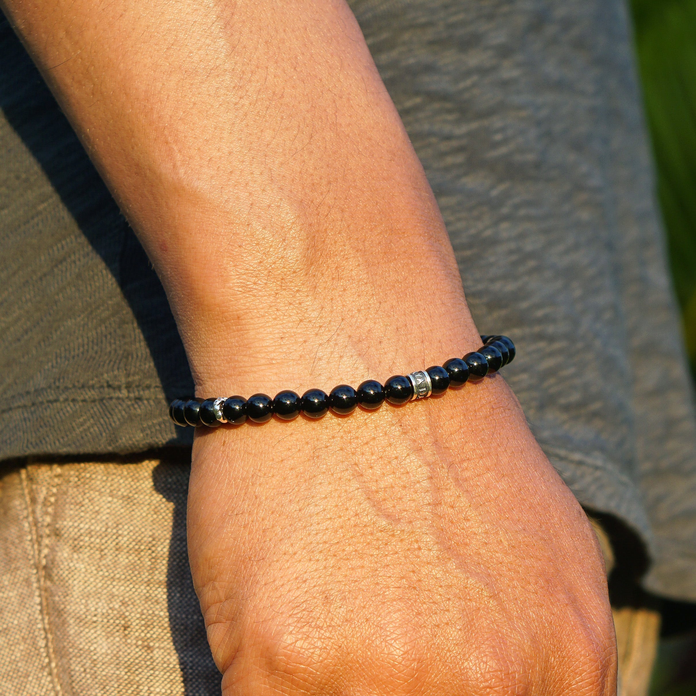 Signature Bracelet | Onyx & Sterling Silver