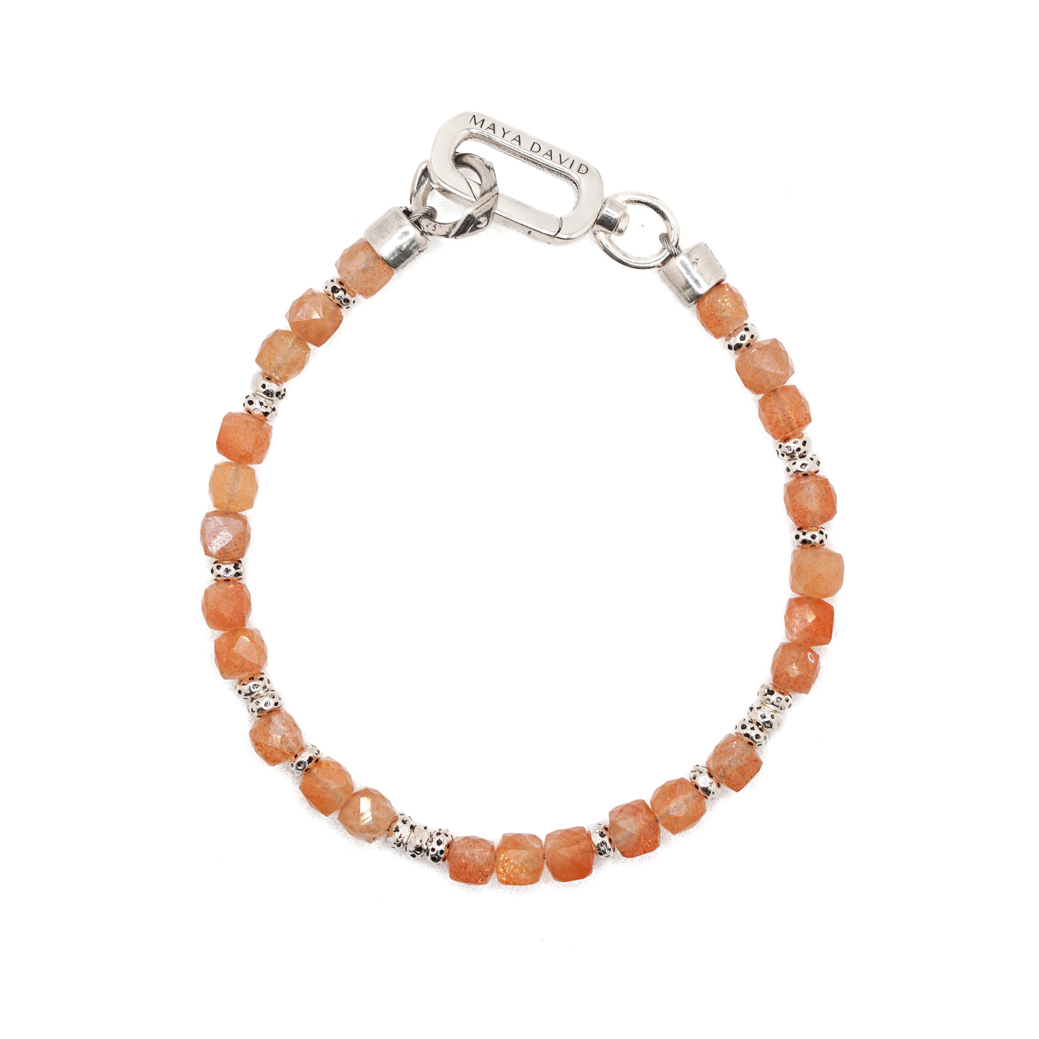 Axis Bracelet | Sunstone & Sterling Silver