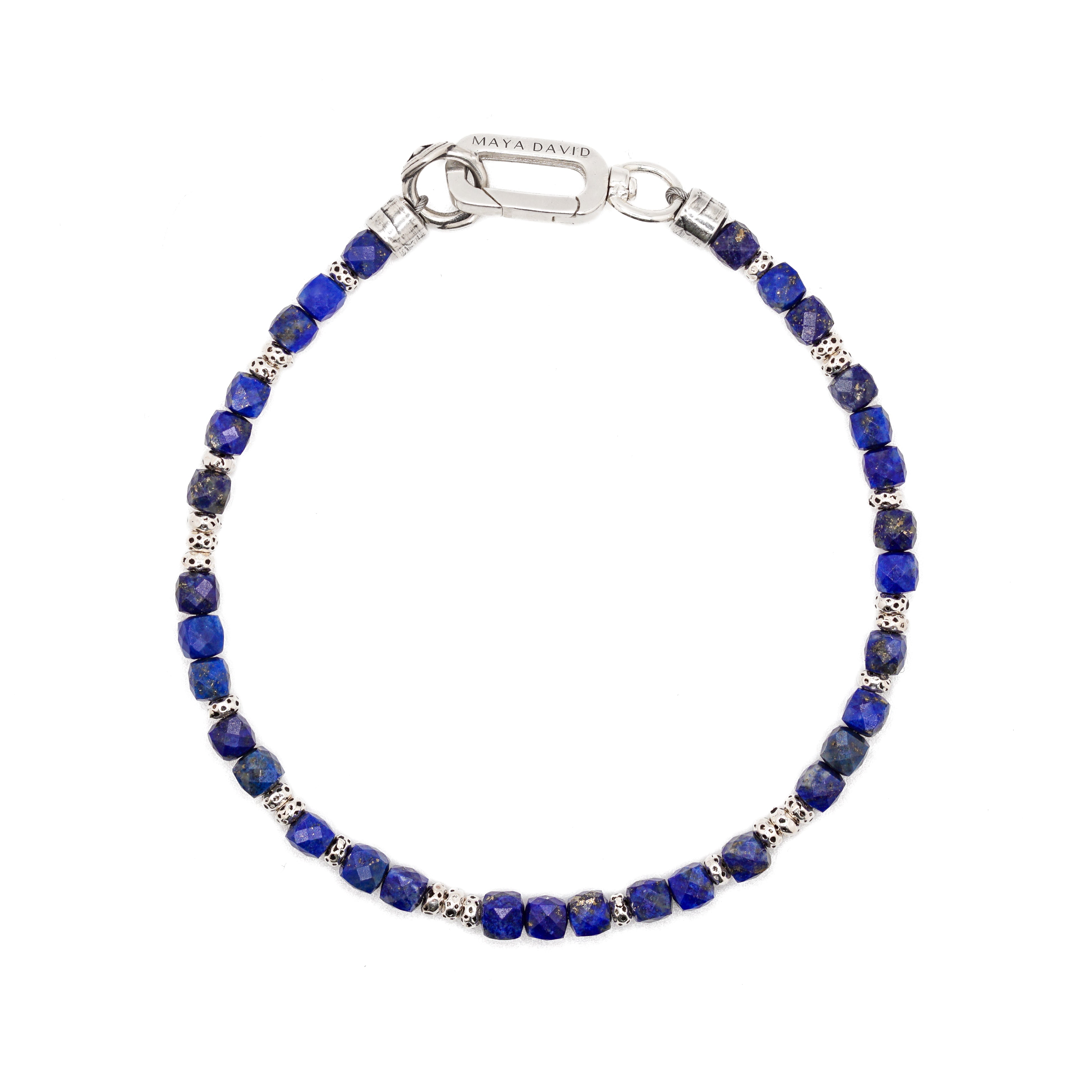 Axis Bracelet | Lapis Lazuli & Sterling Silver