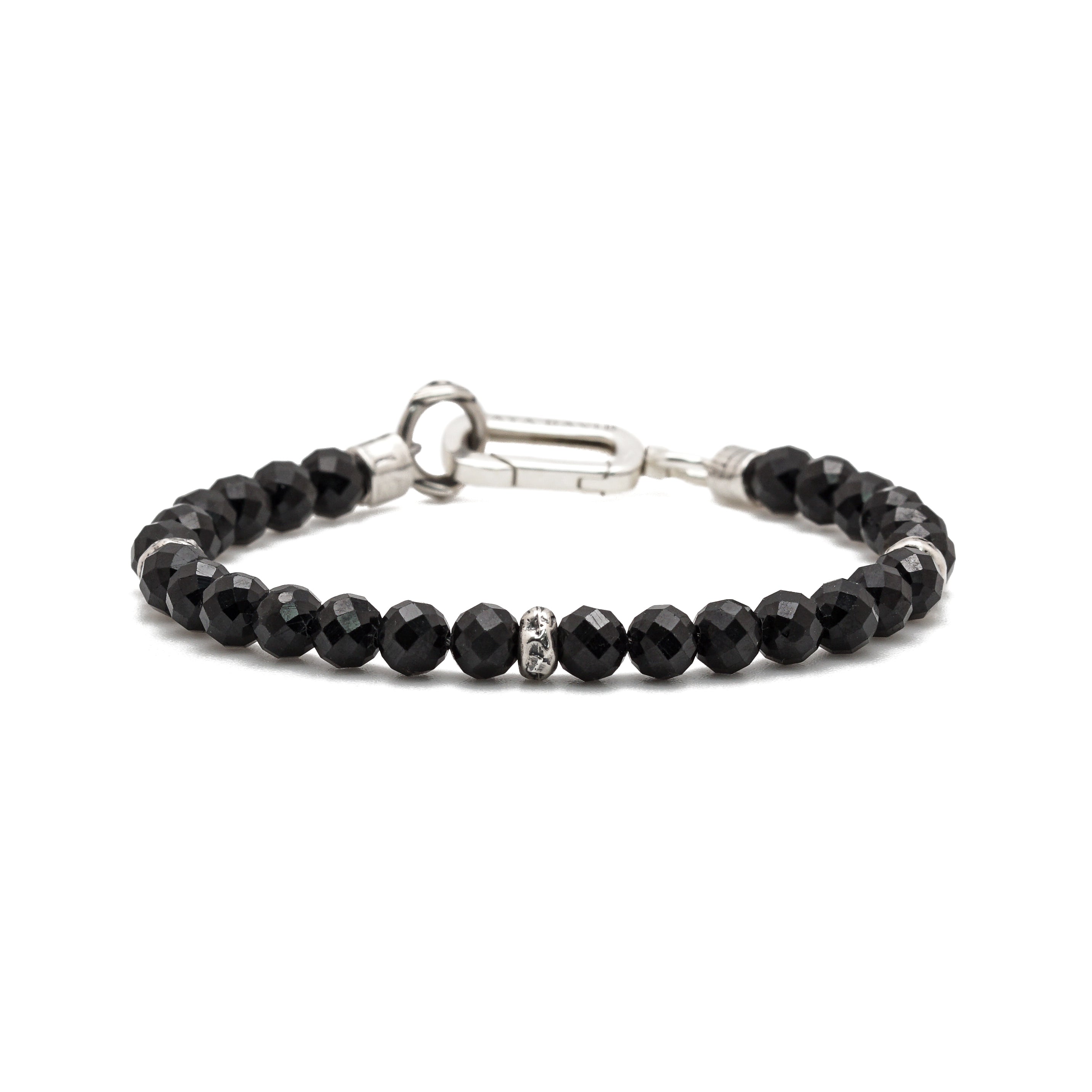 Laguna Bracelet | Black Spinel & Sterling Silver