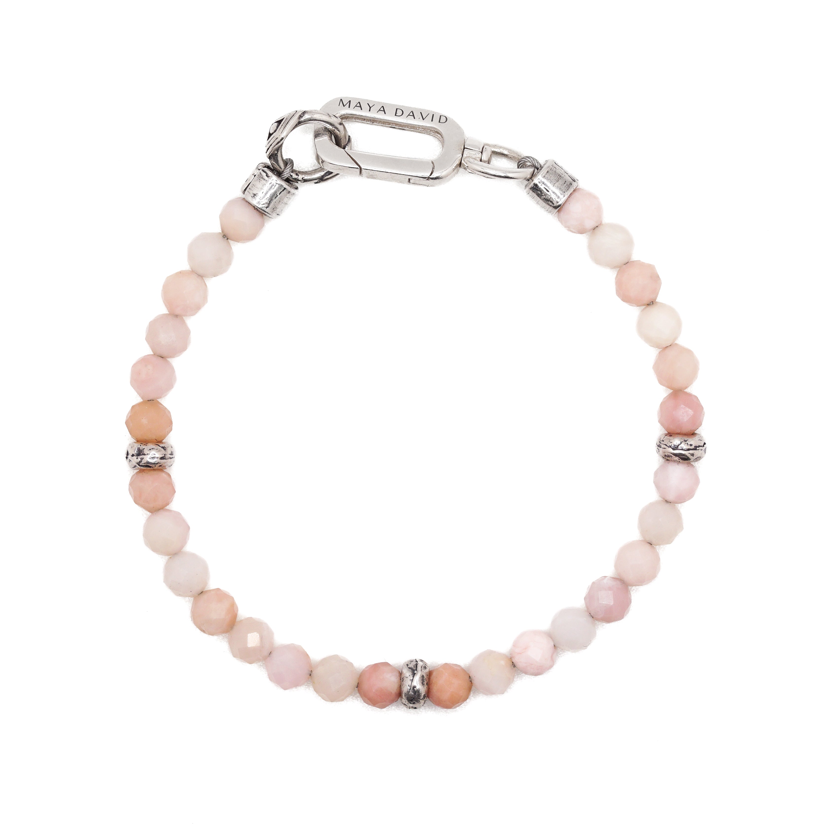 Laguna Bracelet | Pink Opal & Sterling Silver