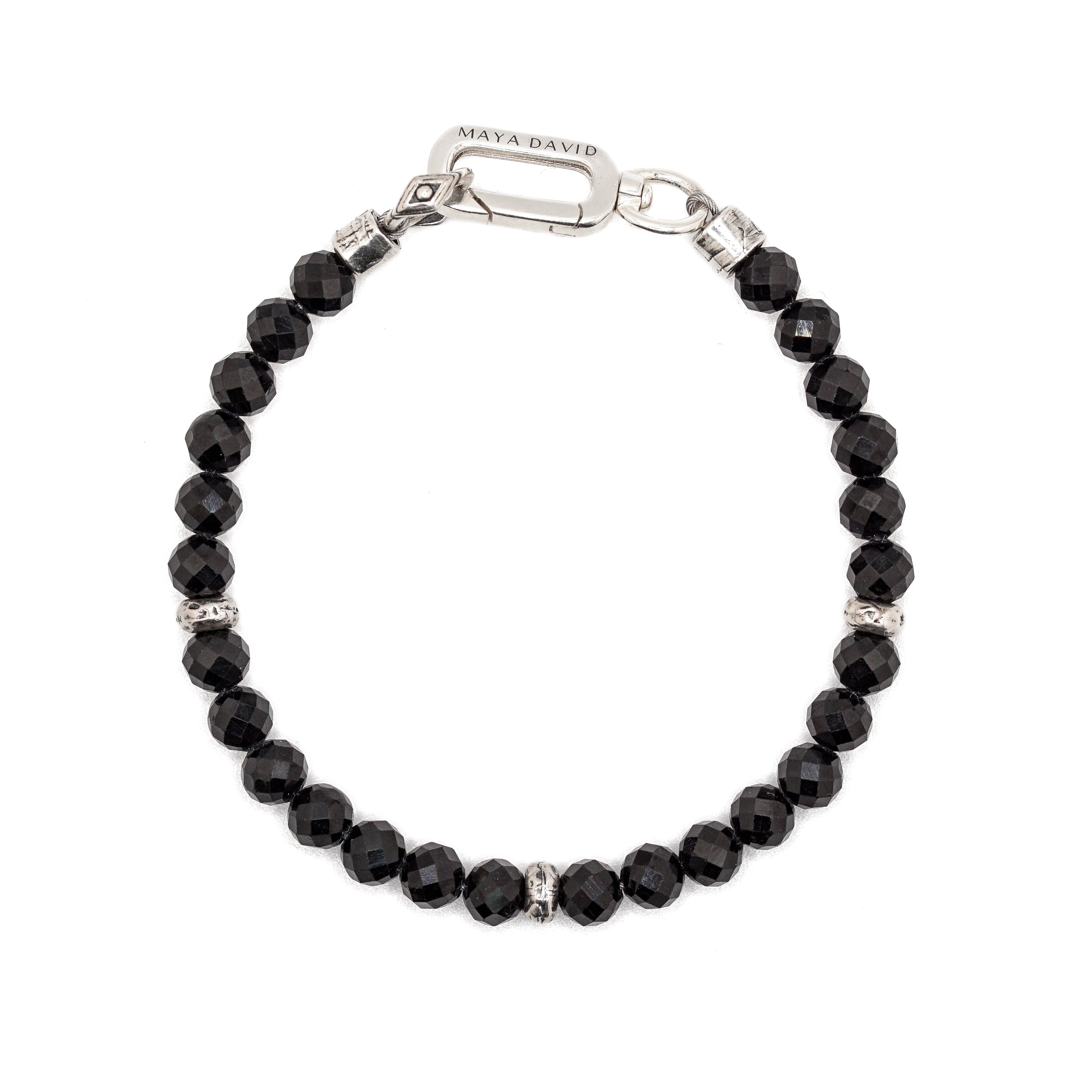 Laguna Bracelet | Black Spinel & Sterling Silver