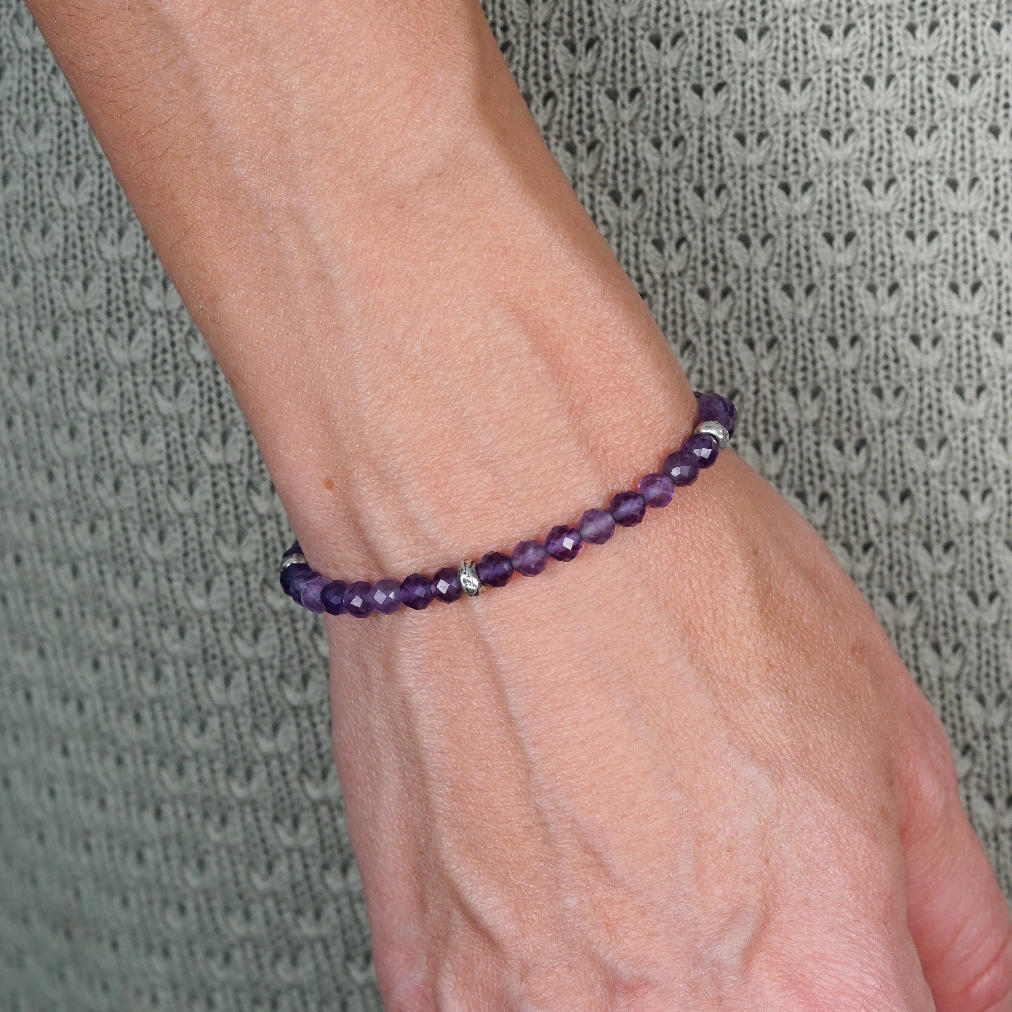 Laguna Bracelet | Amethyst & Sterling Silver
