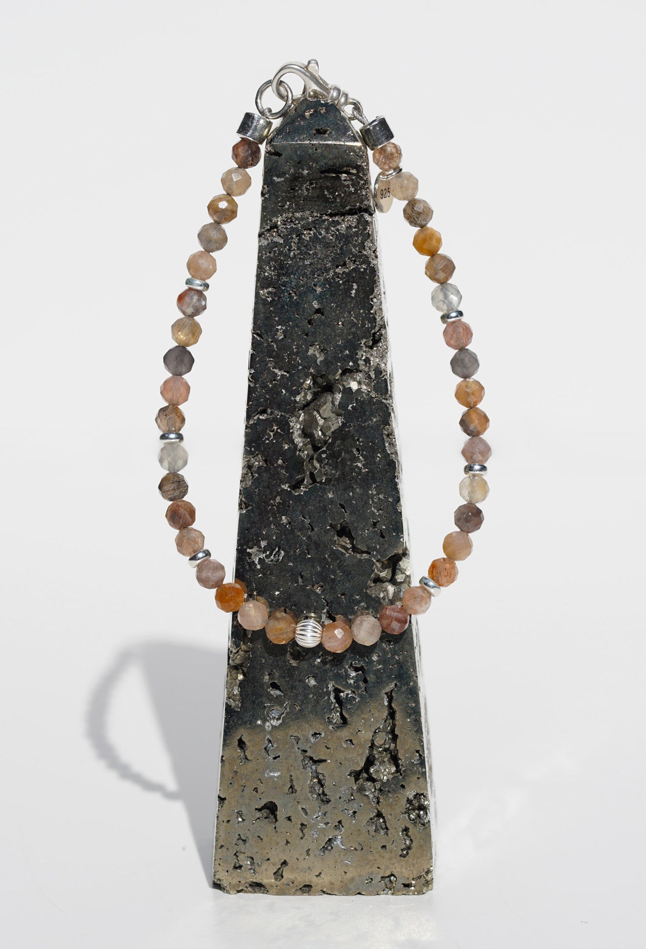 Solara Bracelet | Sunstone & Sterling Silver