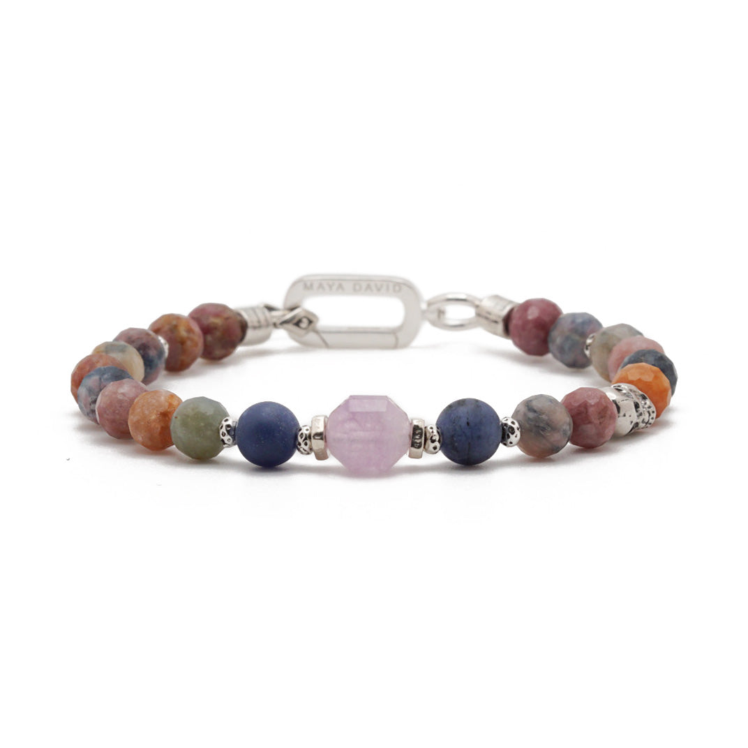 Oracle Bracelet | Tourmaline, Sodalite, Amethyst & Skull