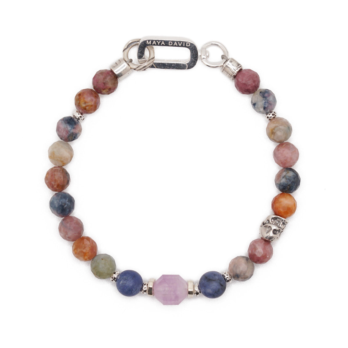 Oracle Bracelet | Tourmaline, Sodalite, Amethyst & Skull