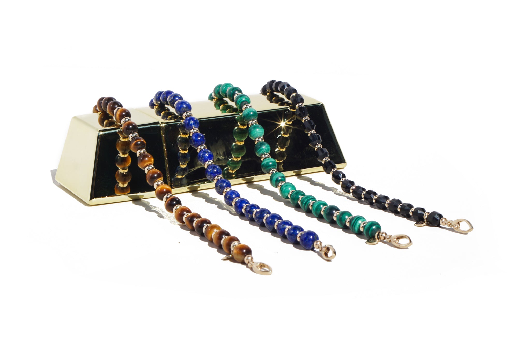 Atlas Bracelet | Tiger's Eye & 14K Gold