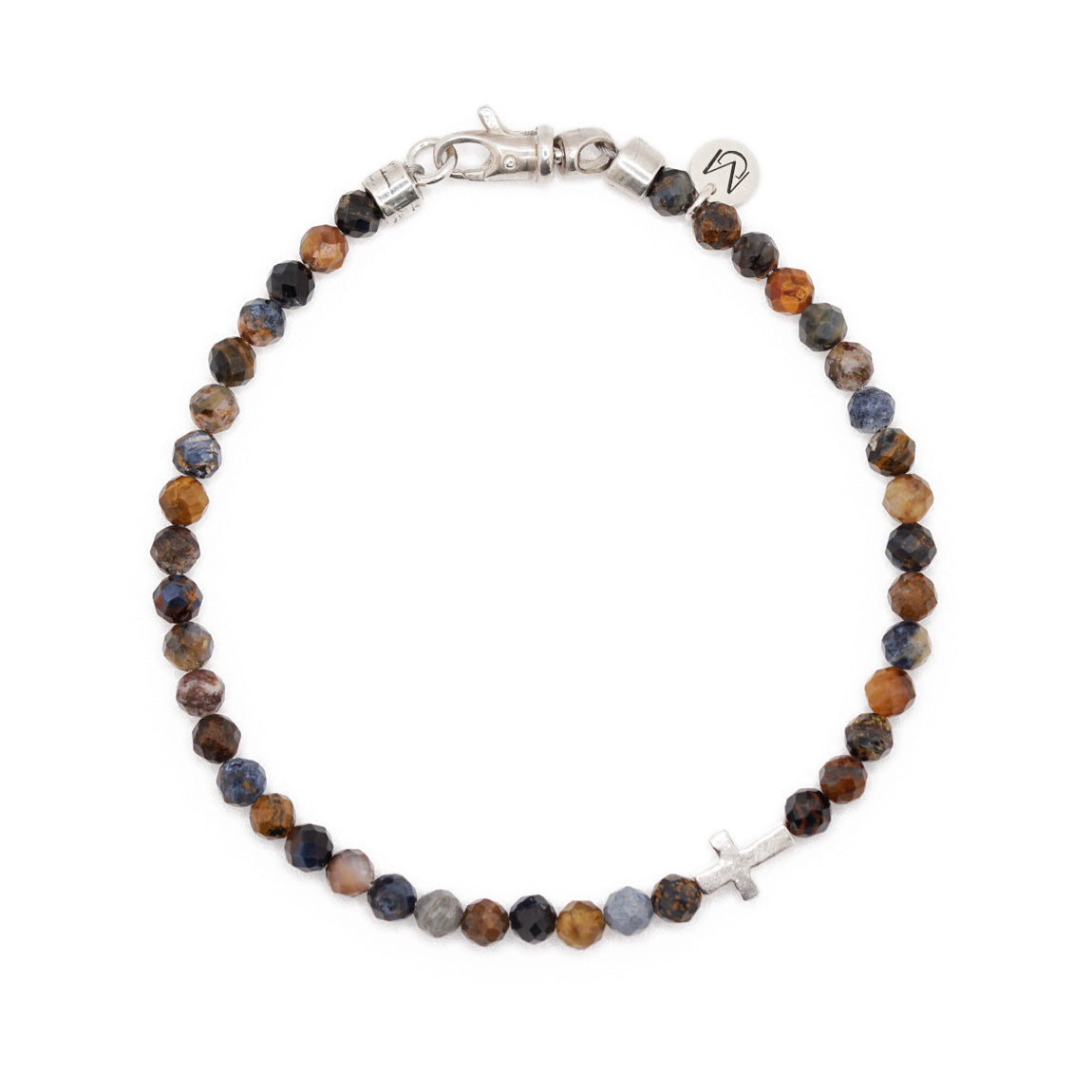 Crossroads Slim Bracelet | Pietersite & Sterling Silver