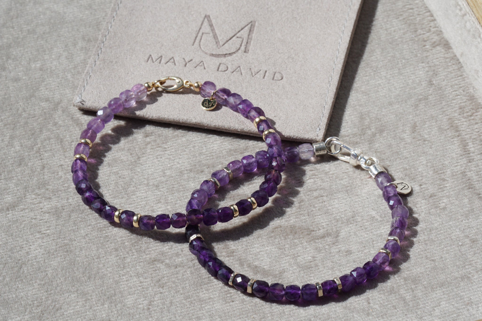 Solstice Bracelet | Amethyst & Sterling Silver