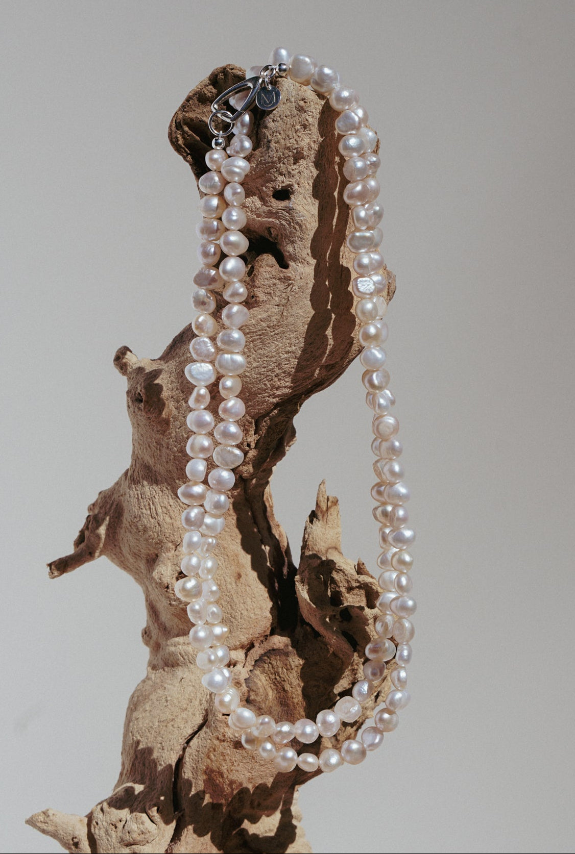 Coastline Pearl Necklace | Sterling Silver