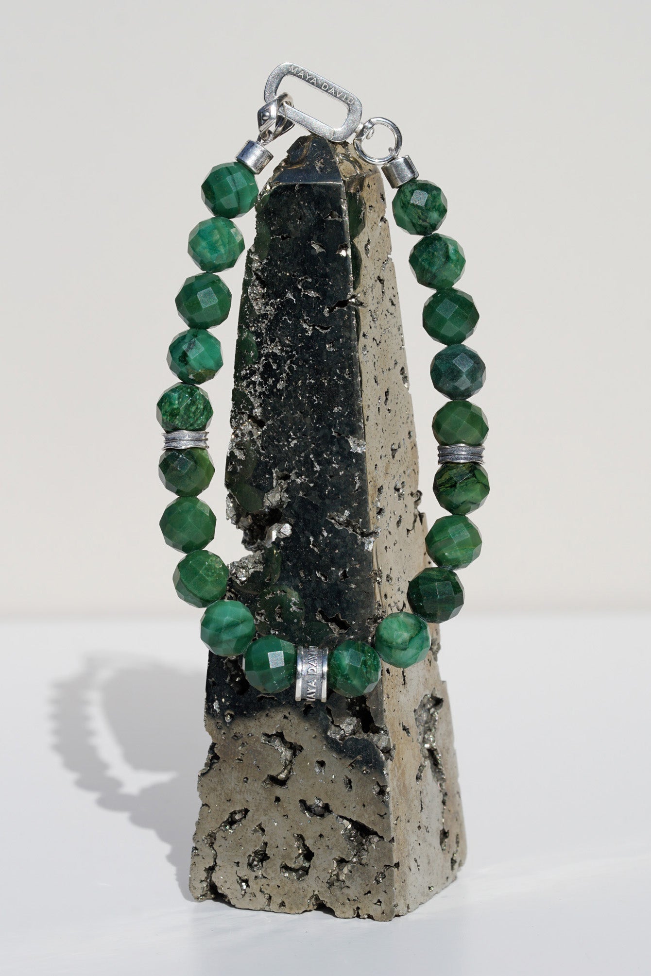 Origin Bracelet | African Jade & Sterling Silver