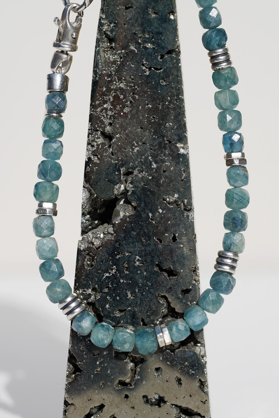 Stonewave Bracelet | Kyanite & Sterling Silver