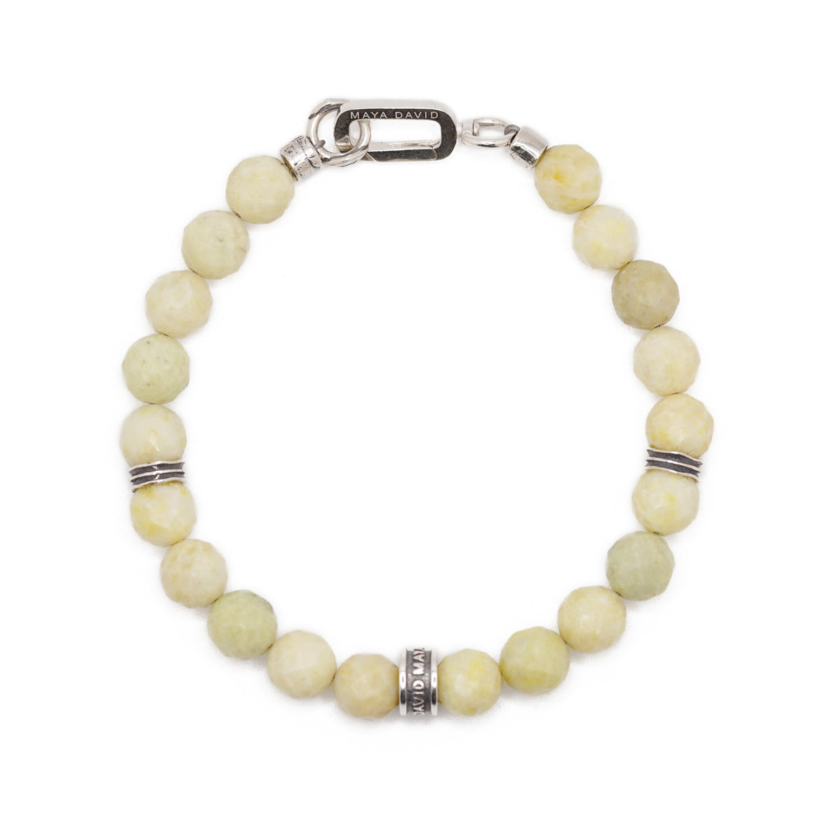 Origin Bracelet | Pineapple Jade & Sterling Silver