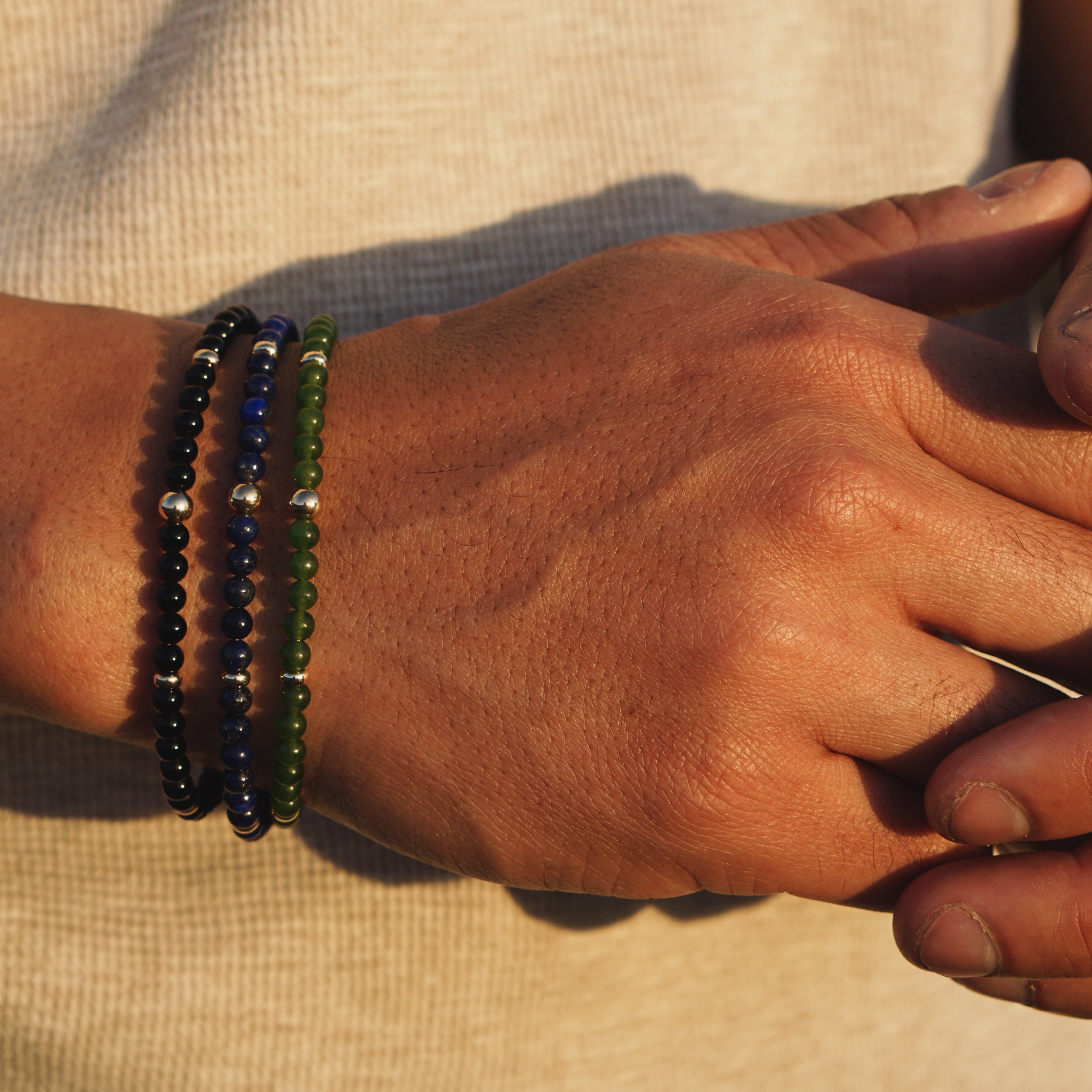 Aurum Bracelet | Jade & 14K Gold
