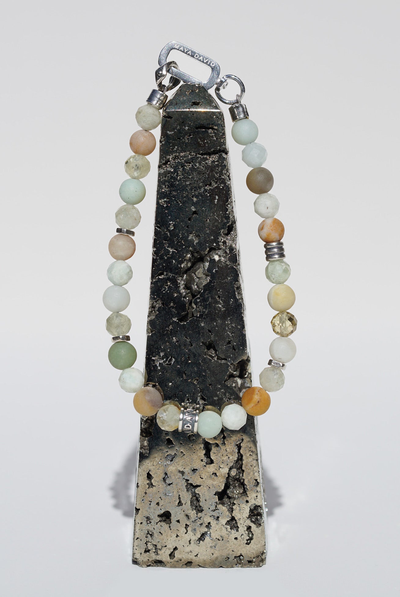 Shoreline Bracelet | Amazonite, Aquamarine & Sterling Silver