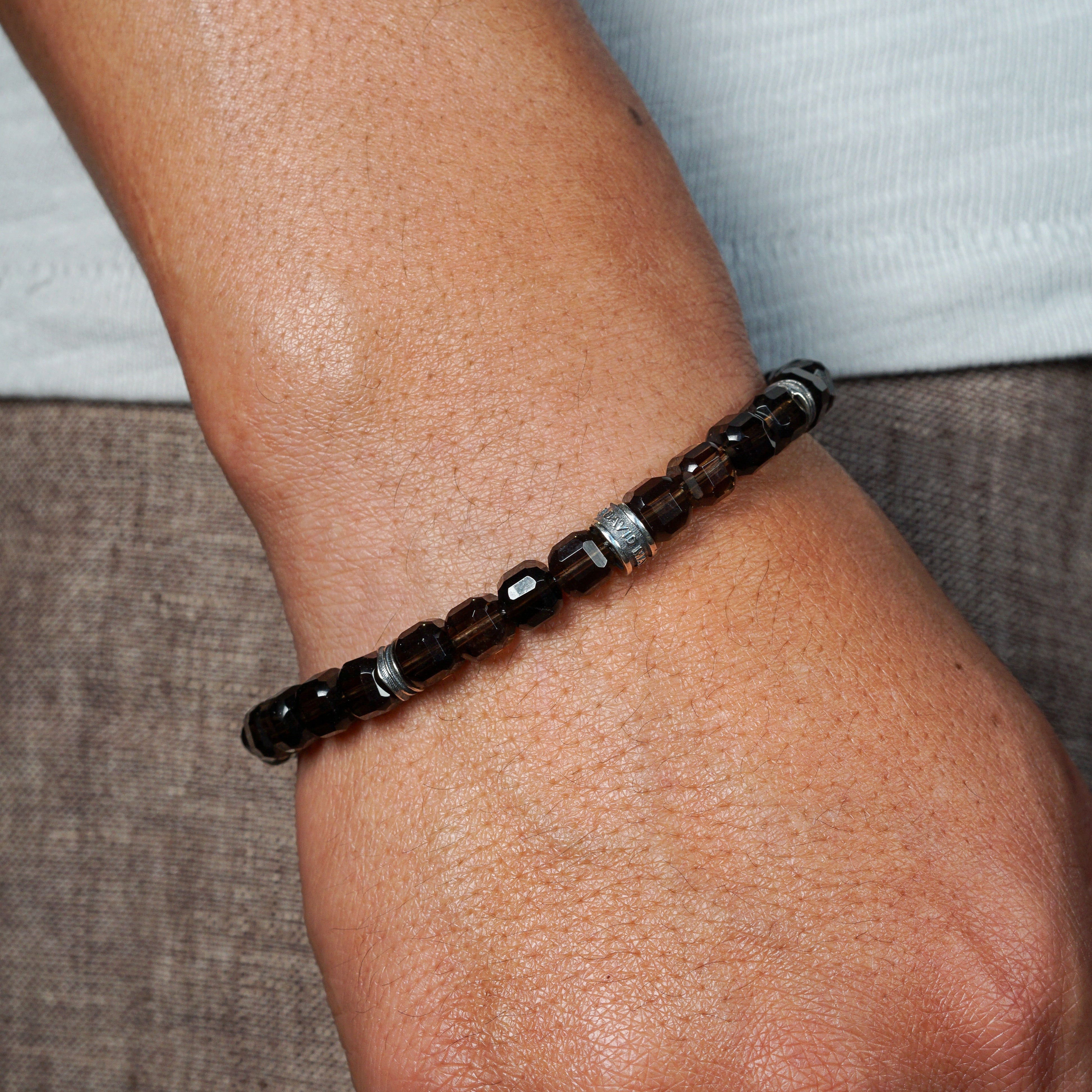 Equinox Bracelet | Smoky Quartz & Sterling Silver