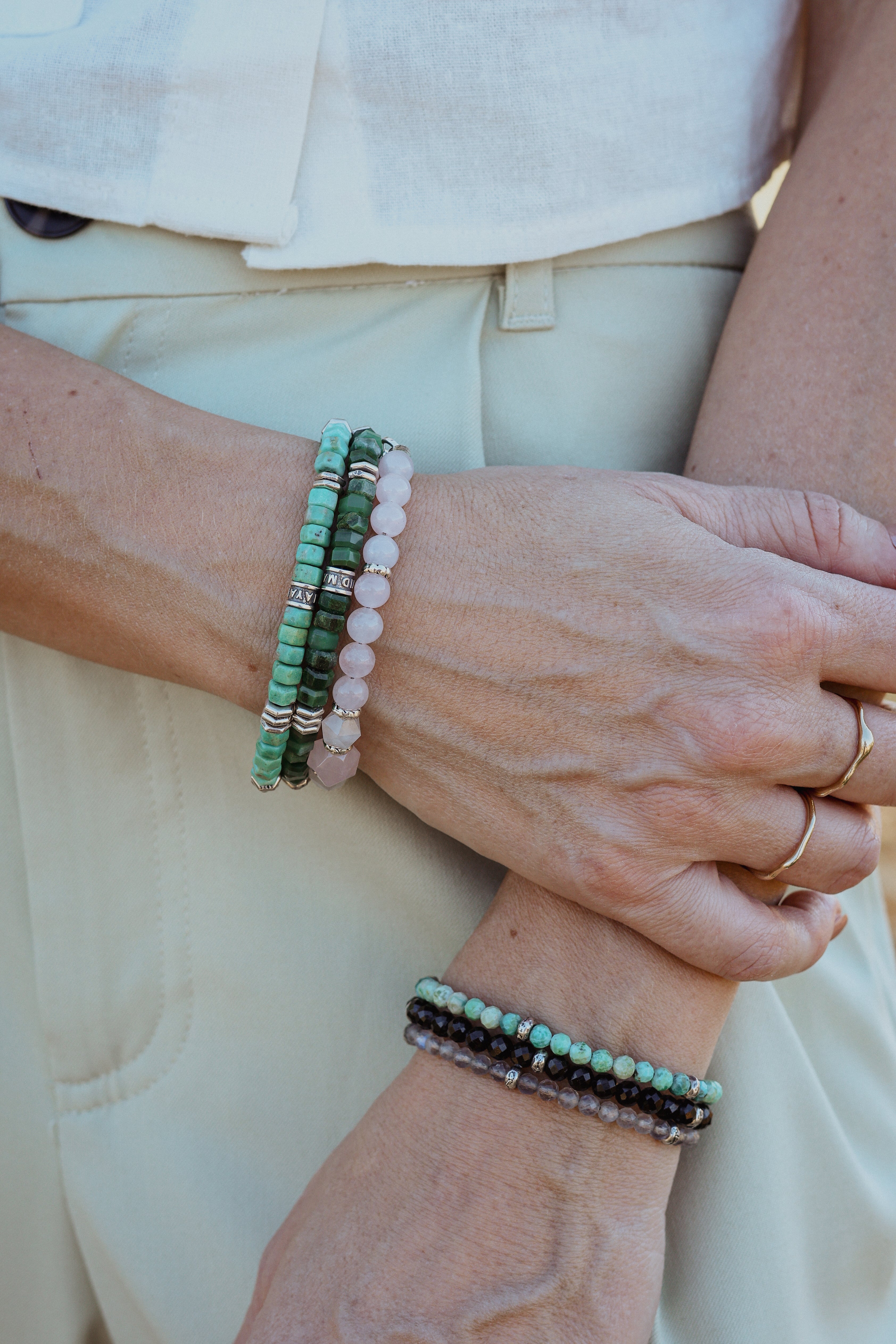 Verge Bracelet | Jade & Sterling Silver