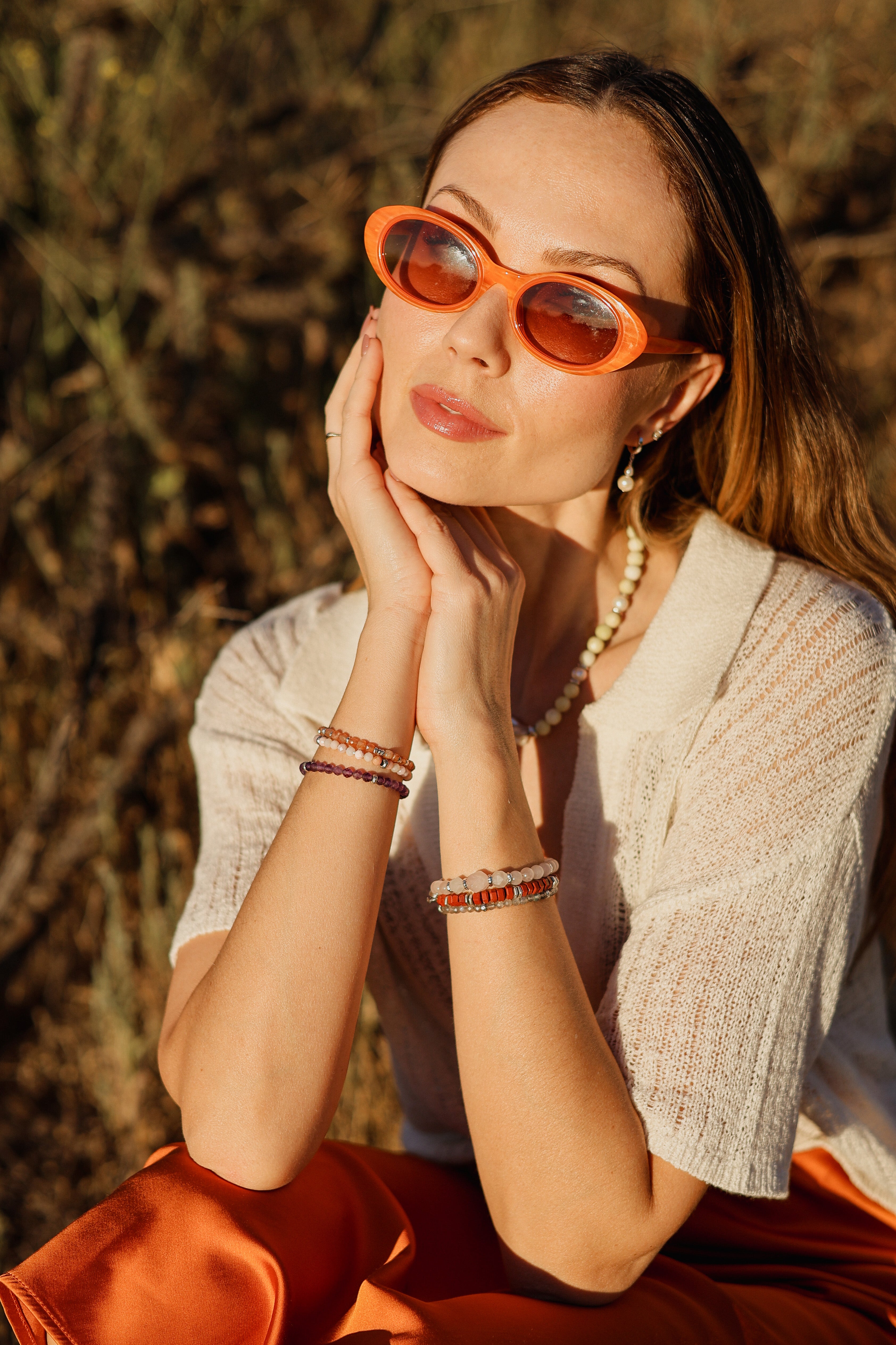 Rosa Bracelet | Rose Quartz & Sterling Silver