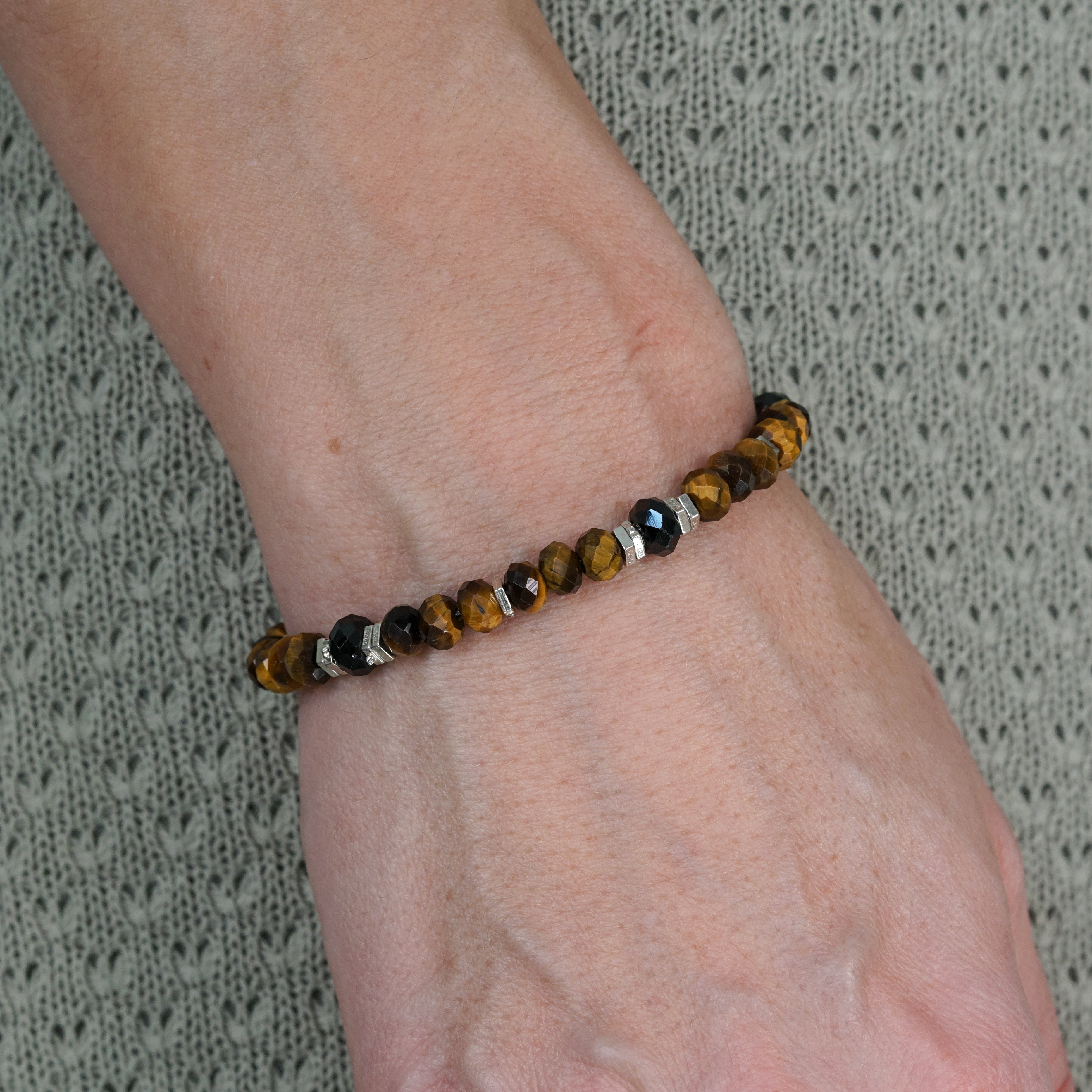 Legacy Bracelet | Tiger's Eye, Black Spinel & Sterling Silver