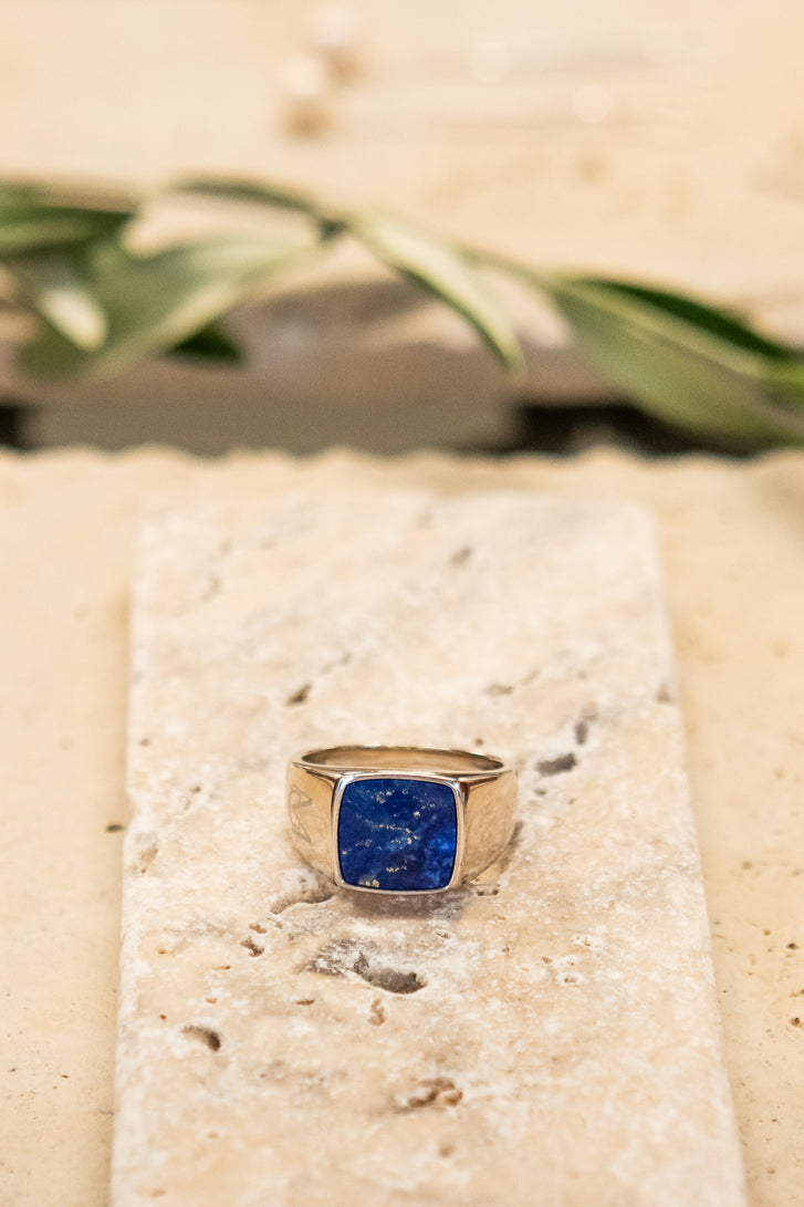 Deepwater Ring | Lapis Lazuli & Sterling Silver